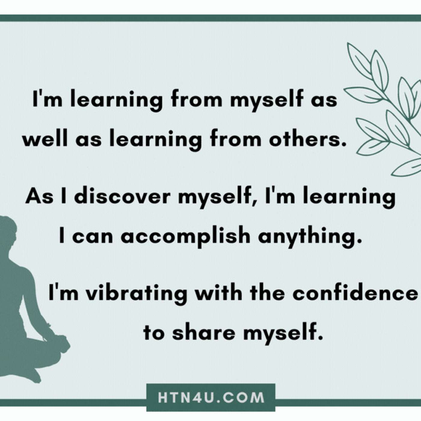 HTN4U Unlimiting Affirmations on Your Self-esteem #272