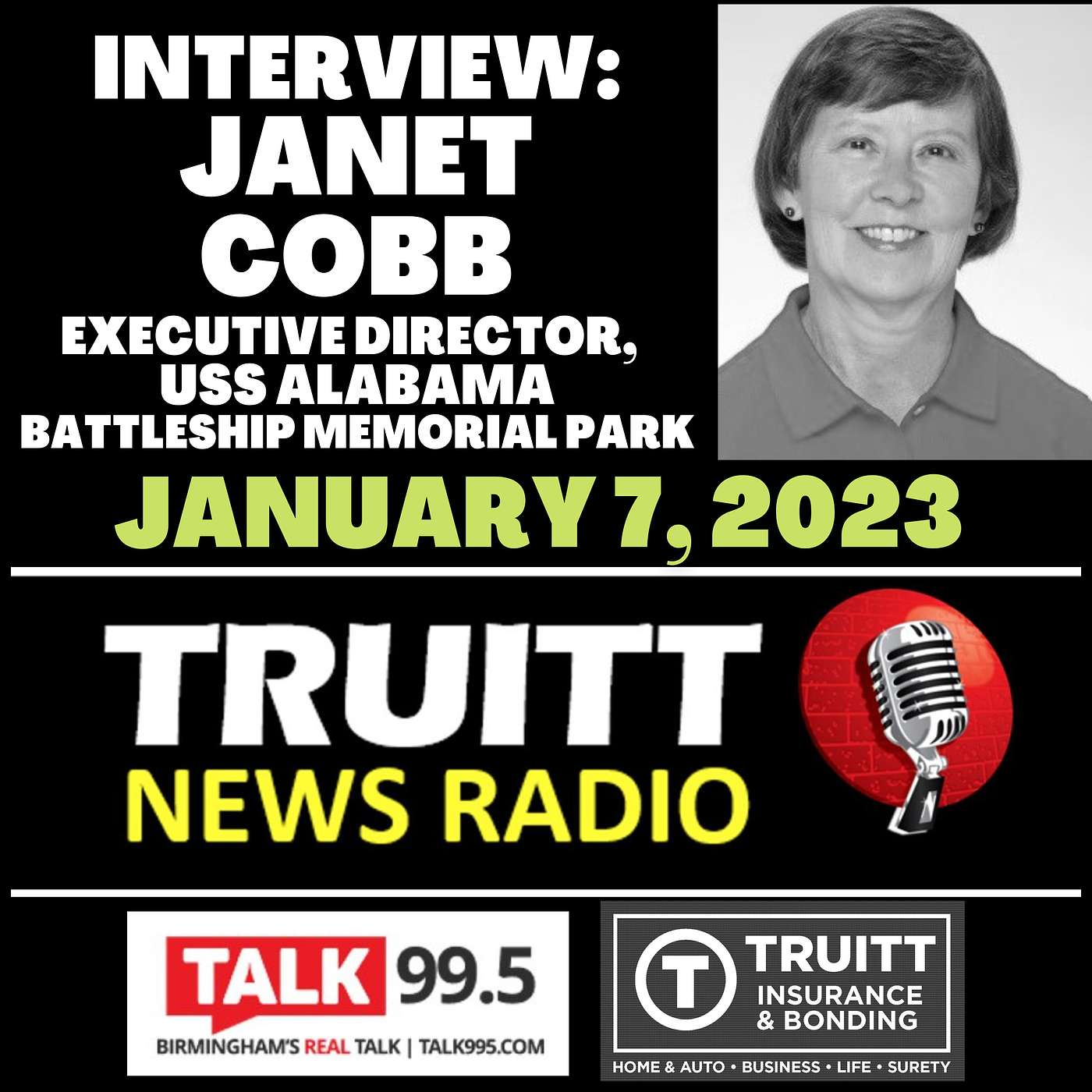 INTERVIEW: Janet Cobb, Executive Director of the USS Alabama Battleship Memorial Park, from our January 7, 2023 Truitt News Radio show