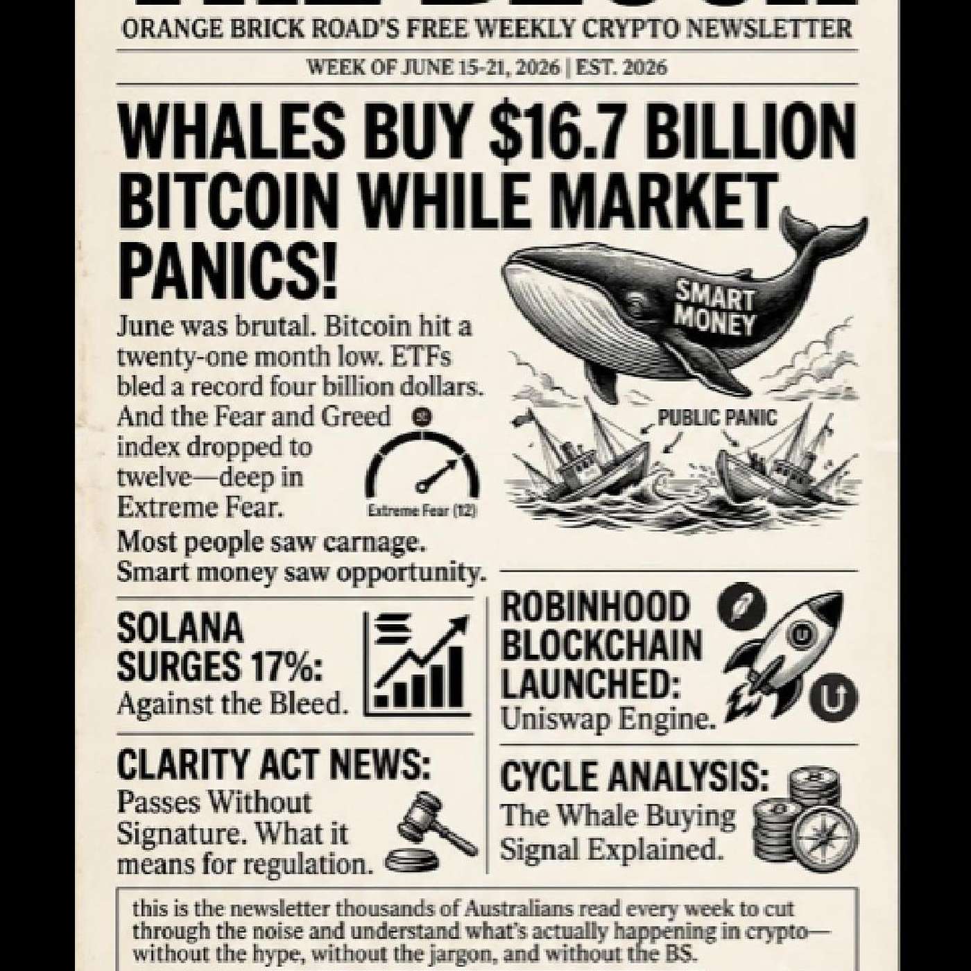Whales just bought $16.7 BILLION in Bitcoin while everyone else was panicking 🐳📉 episode artwork