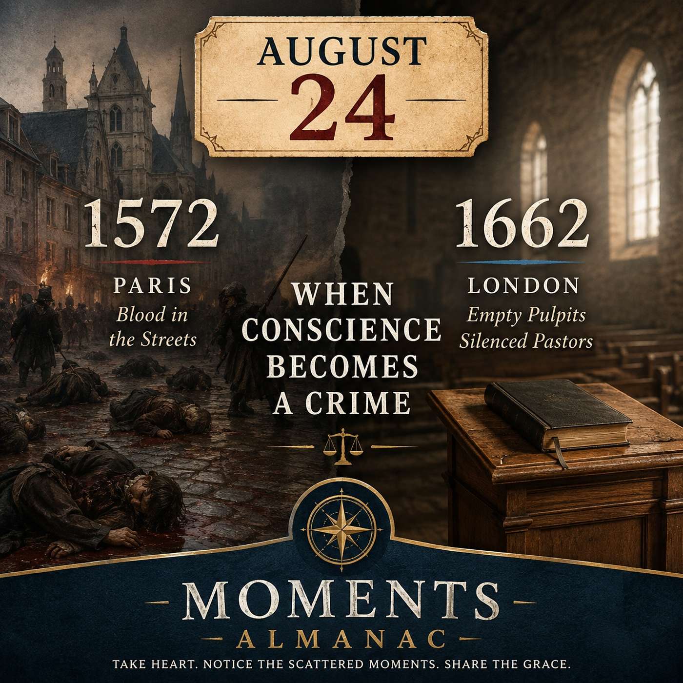 August 24 | Moments Almanac | Commentaries