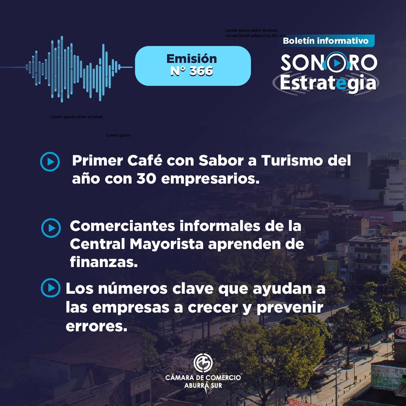 Boletín Sonoro Estrategia N°366 junio 26 de 2026 episode artwork