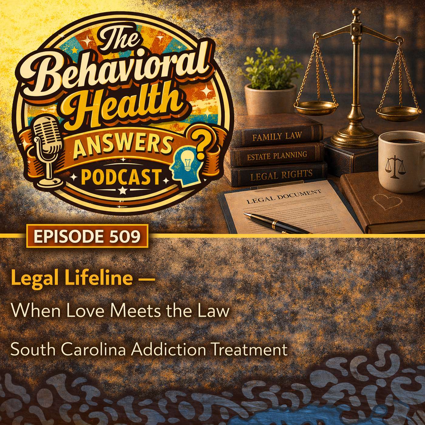 Episode 509: Legal Lifeline - When Love Meets the Law | South Carolina Addiction Treatment episode artwork