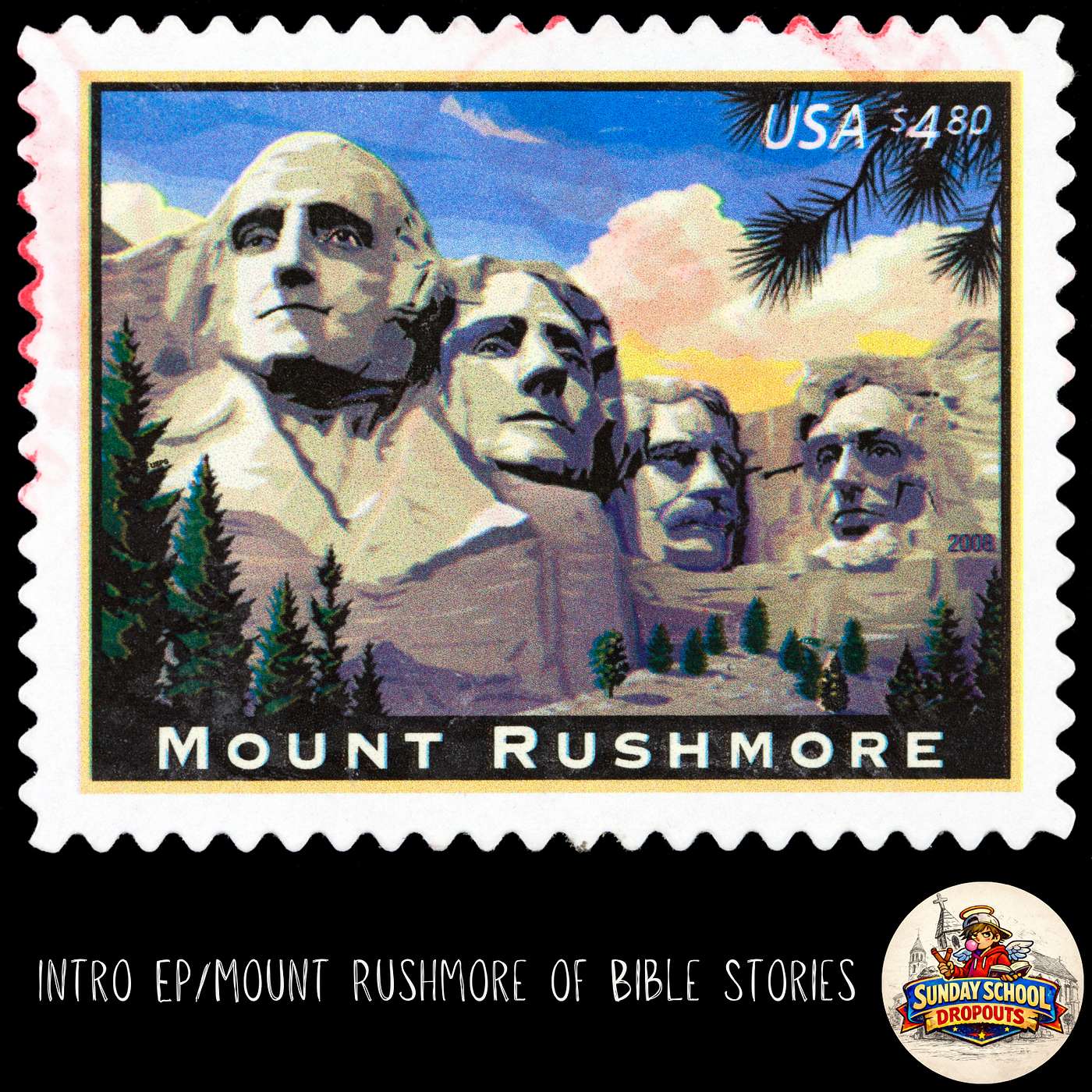 Intro EP/Mount Rushmore of Bible Stories episode artwork