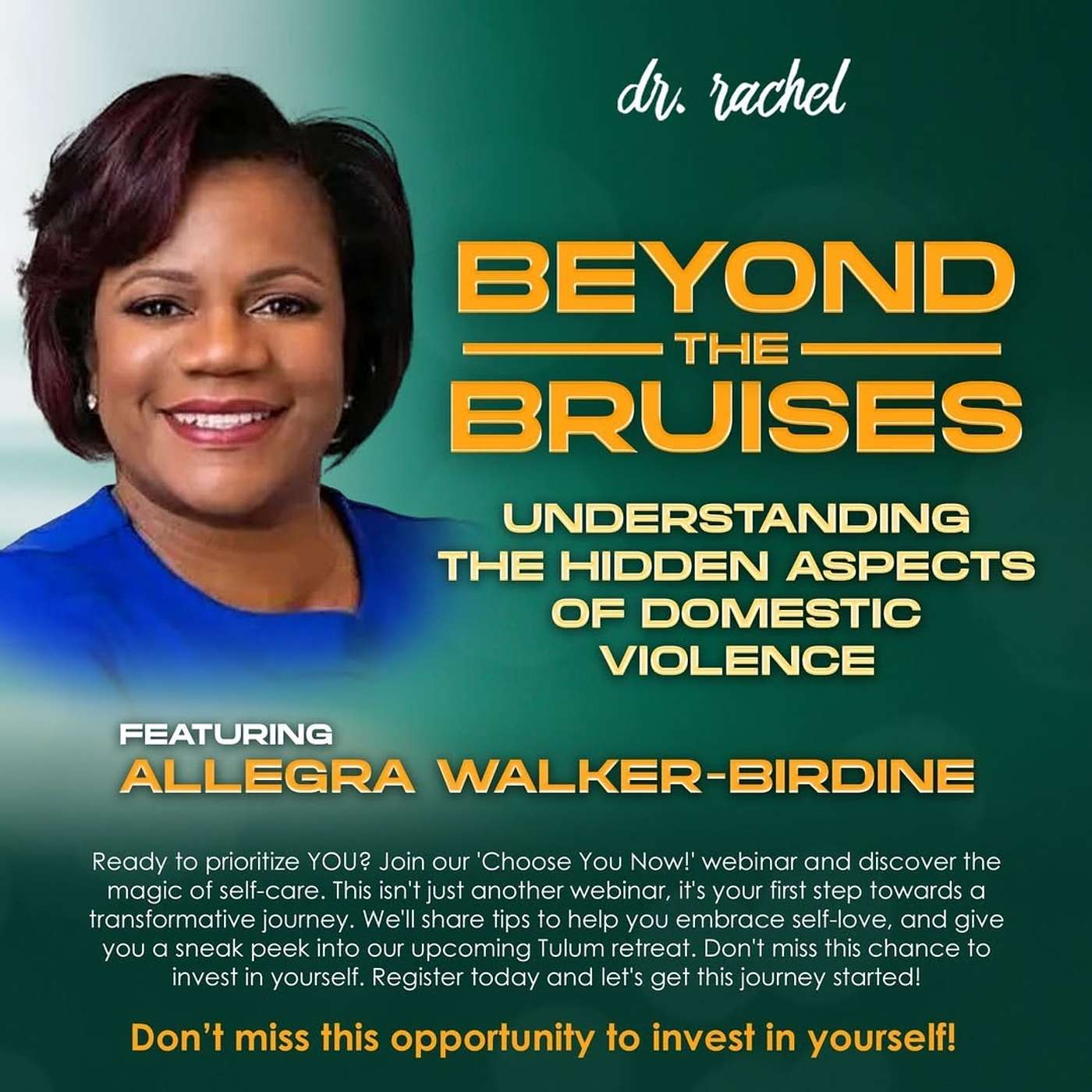 Beyond the Bruises: Understanding Hidden Aspects of Domestic Violence | Choose You! Conversations episode artwork