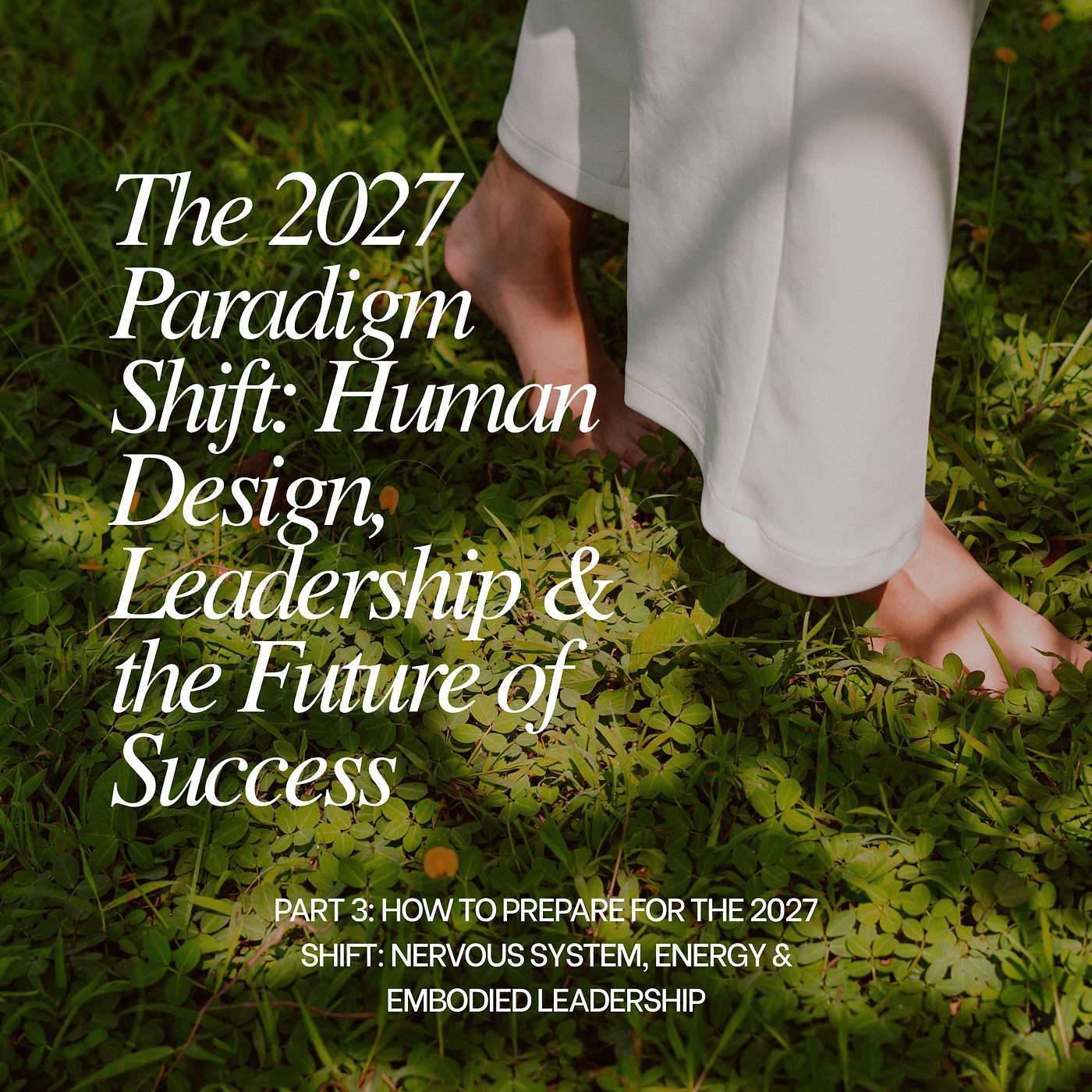 How to Prepare for the 2027 Shift: Nervous System, Energy & Embodied Leadership (using your Human Design)