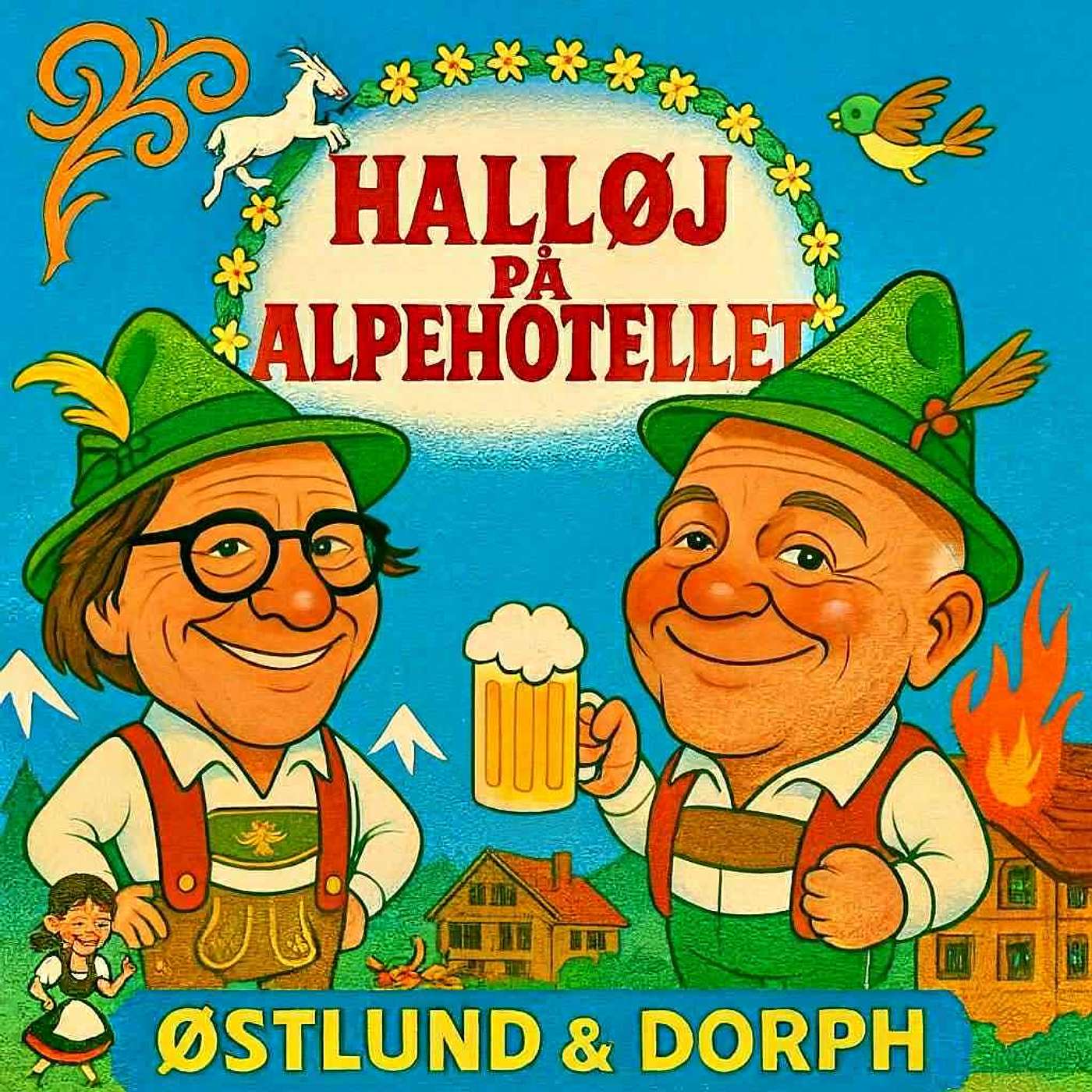 Halløj på alpehotellet 6 - Frieriet, Lasse Helner og drøm om lilla køer