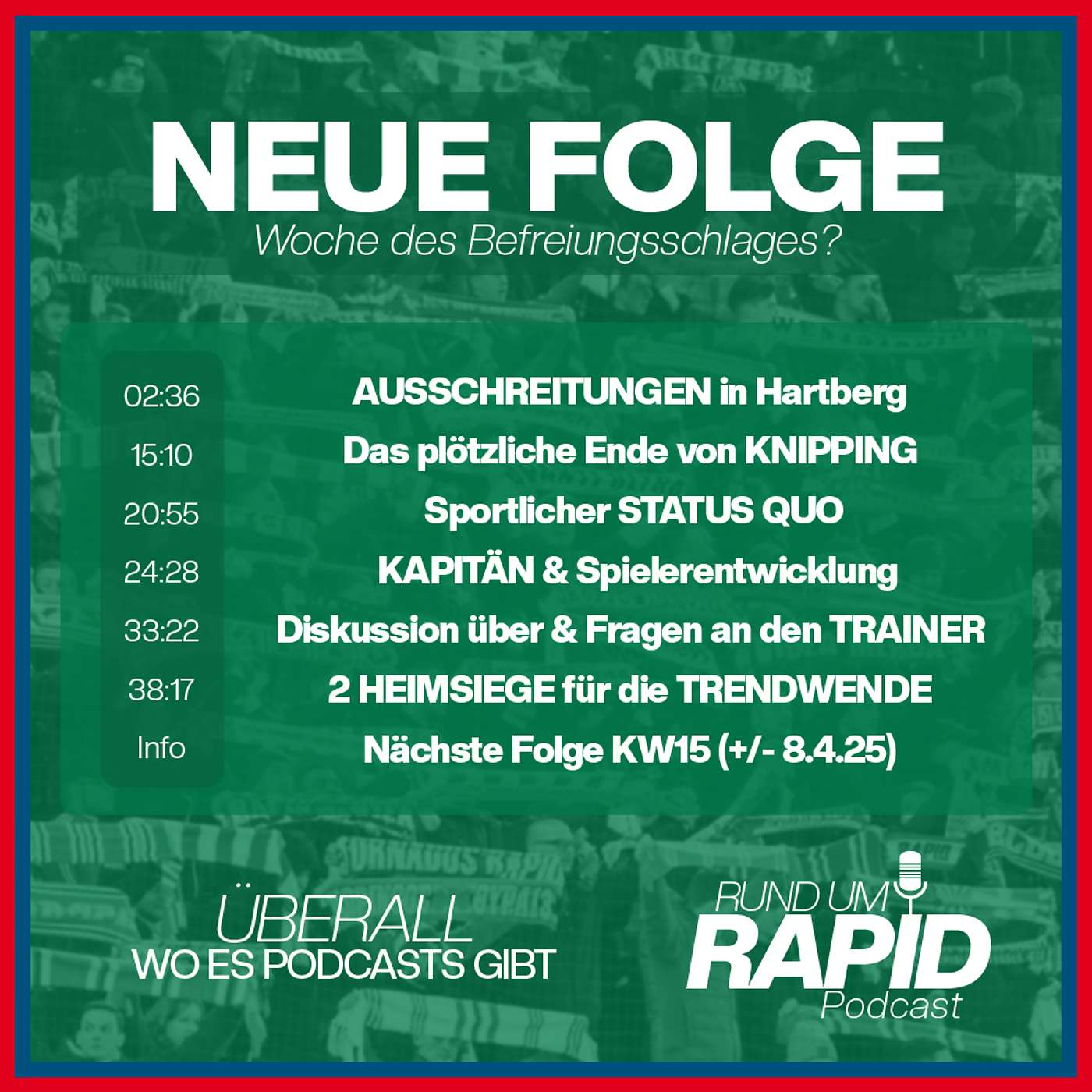 #90 Woche des Befreiungsschlages!? #rundumrapid