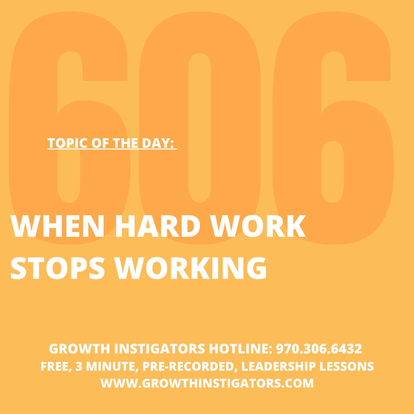 When Hard Work Stops Working episode artwork