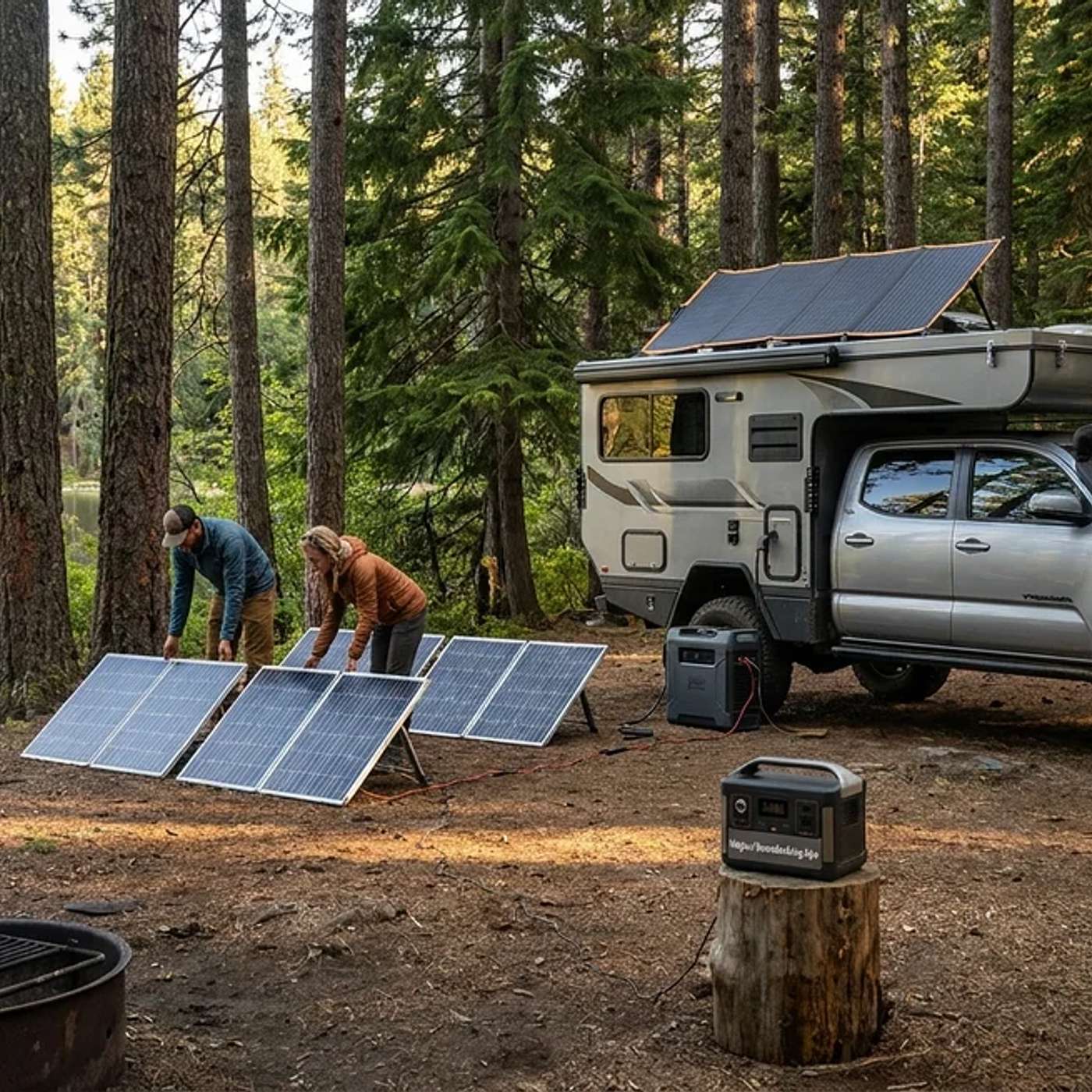 Powering an Off-Grid Lakeside RV: Solar in the Forest Shade episode artwork