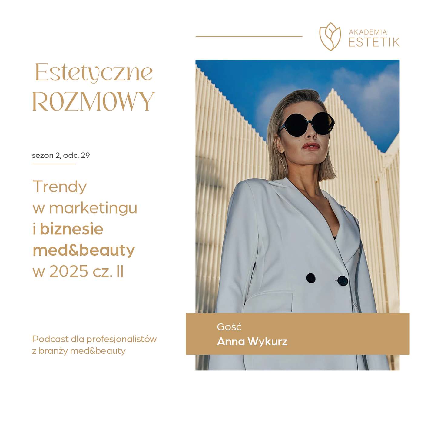 Trendy w marketingu i biznesie med&beauty w 2025 cz. II.  Anna Wykurz episode artwork