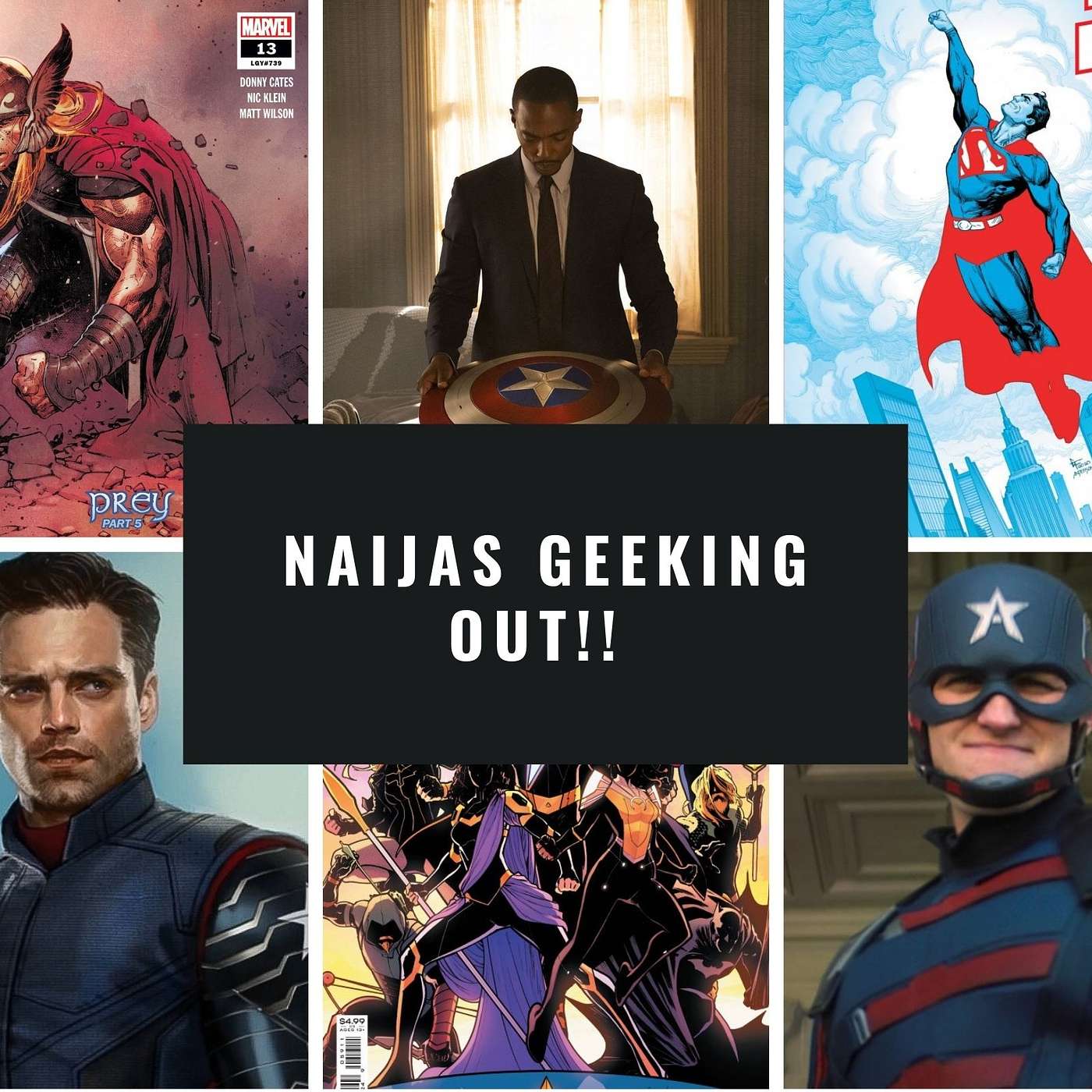 020 - Falcon & Winter Soldier, Superman & Lois, Thor #13, Justice League #59, Superman Red and Blue #1
