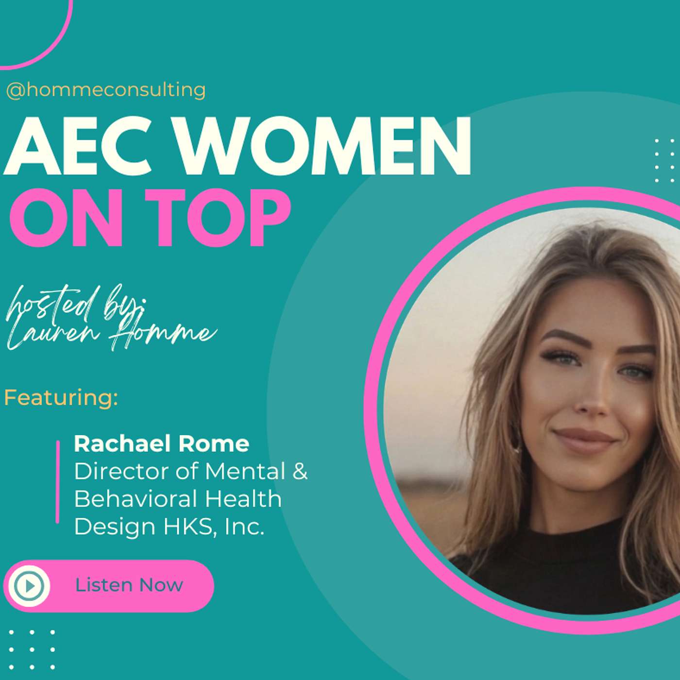 Rachael-Designing for the Mind: Mental & Behavioral Health Innovation in AEC episode artwork
