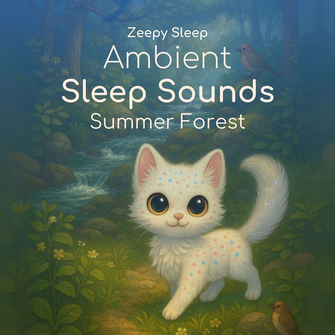 🌳 Summer Forest 🐦🌊 – Ambient Sleep Sounds from Kip’s Woodland