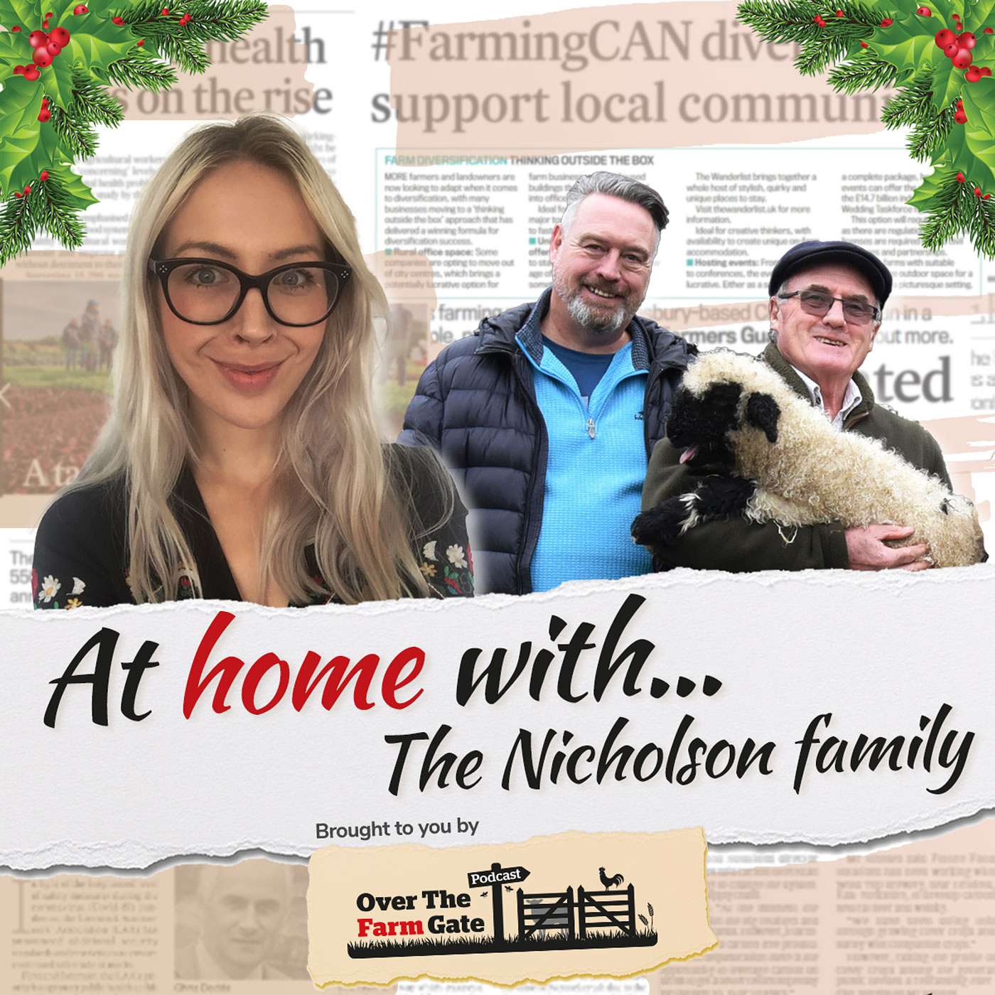 Cover art for the episode "Over the Farm Gate presents: At home with the Nicholson family (Cannon Hall farm)" from The Farmers Guardian Podcast