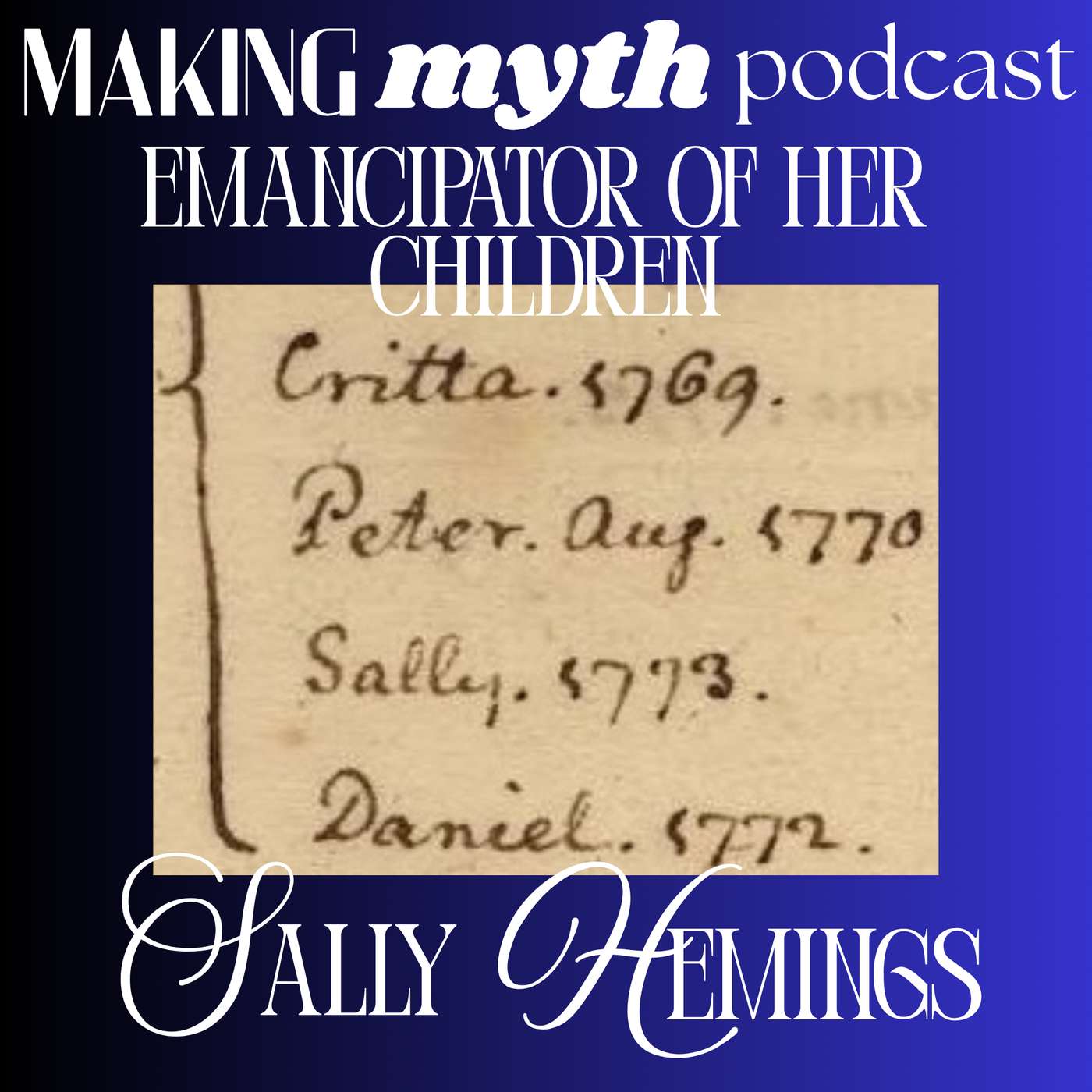 #28: Sally Hemings – Emancipator of Her Children, Part II episode artwork