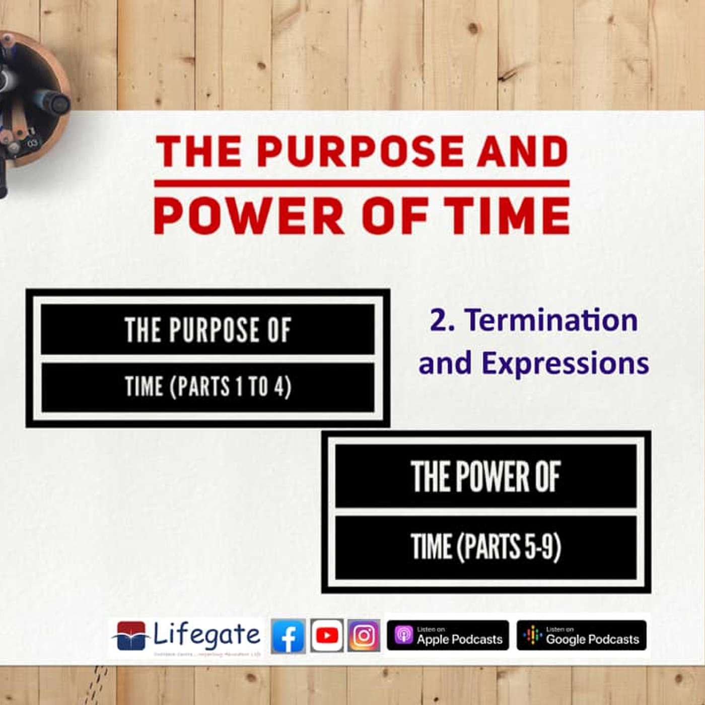 Termination and Expressions (Purpose and Power of Time) - Lifegate Church - 11.7.21 episode artwork