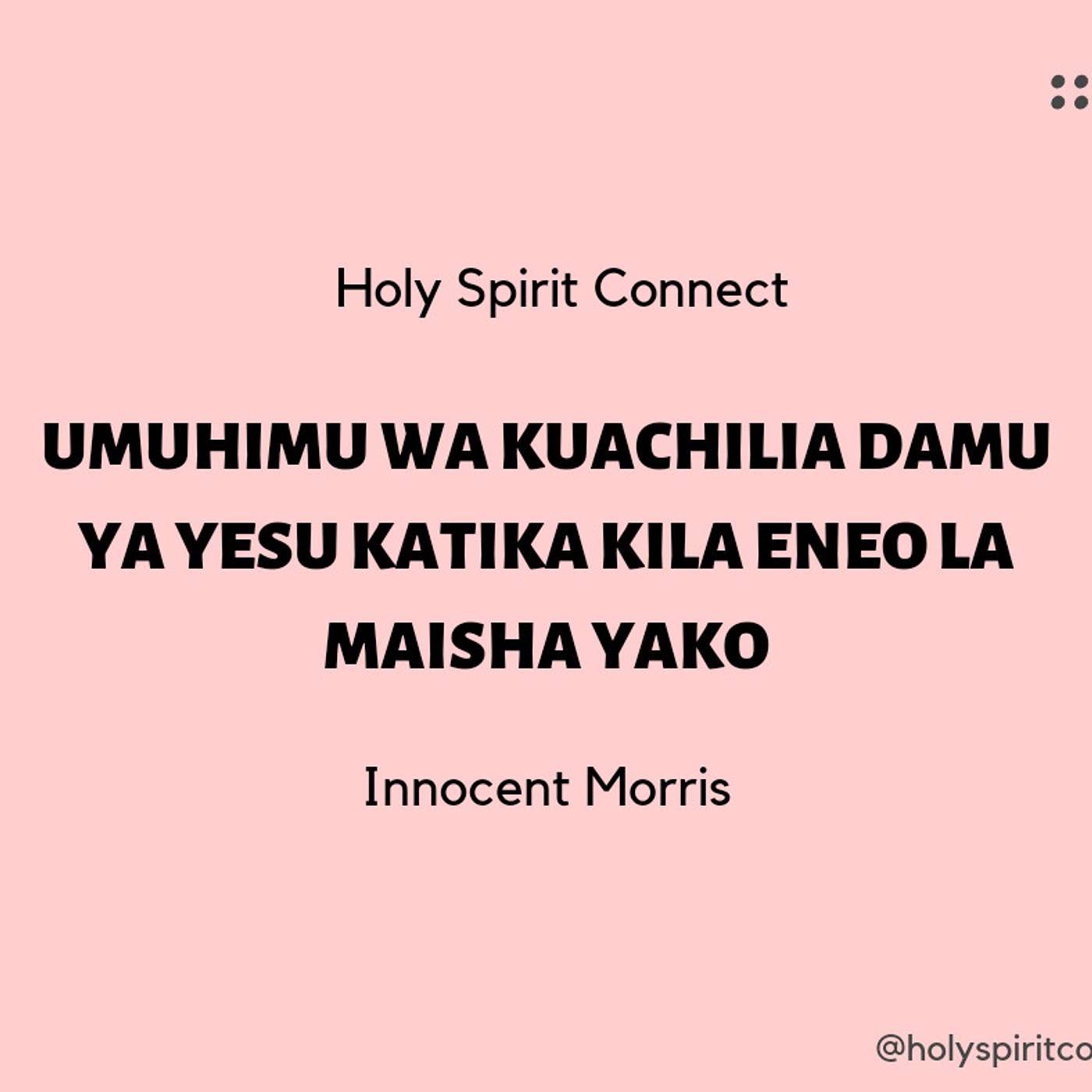UMUHIMU WA KUACHILIA DAMU YA YESU KATIKA KILA ENEO LA MAISHA YAKO by Innocent Morris episode artwork