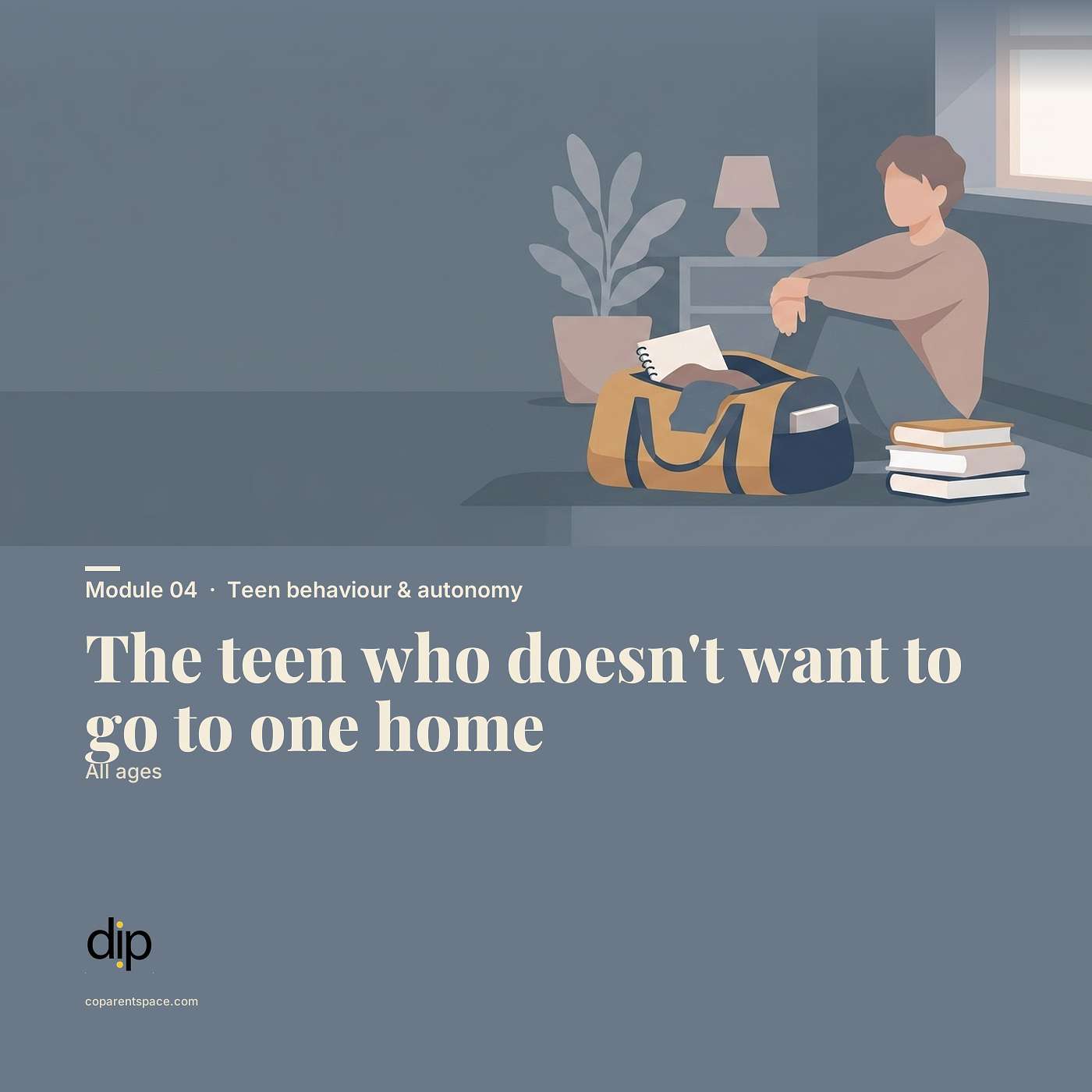 The teen who doesn't want to go to one home in a divorce (Teens 13+) | CoParentSpace episode artwork