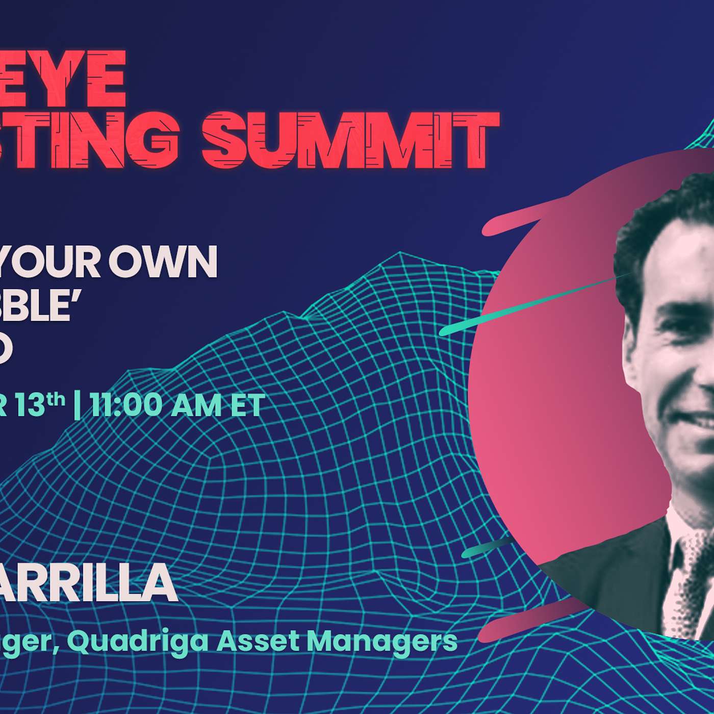 Diego Parrilla: "Building Your Own ‘Anti-Bubble’ Portfolio" (Hedgeye Investing Summit)