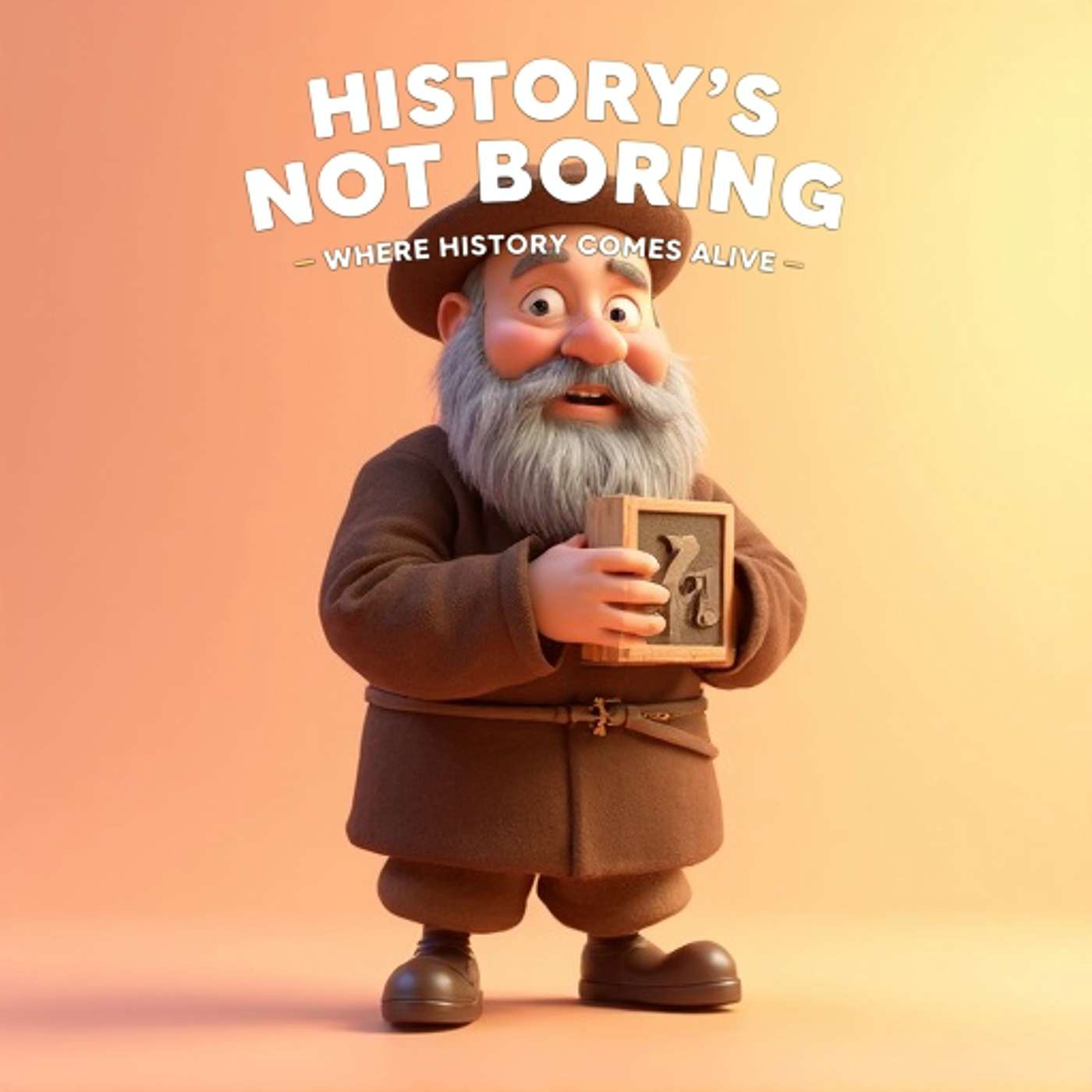 Johannes Gutenberg: The Book-Making Magician! artwork