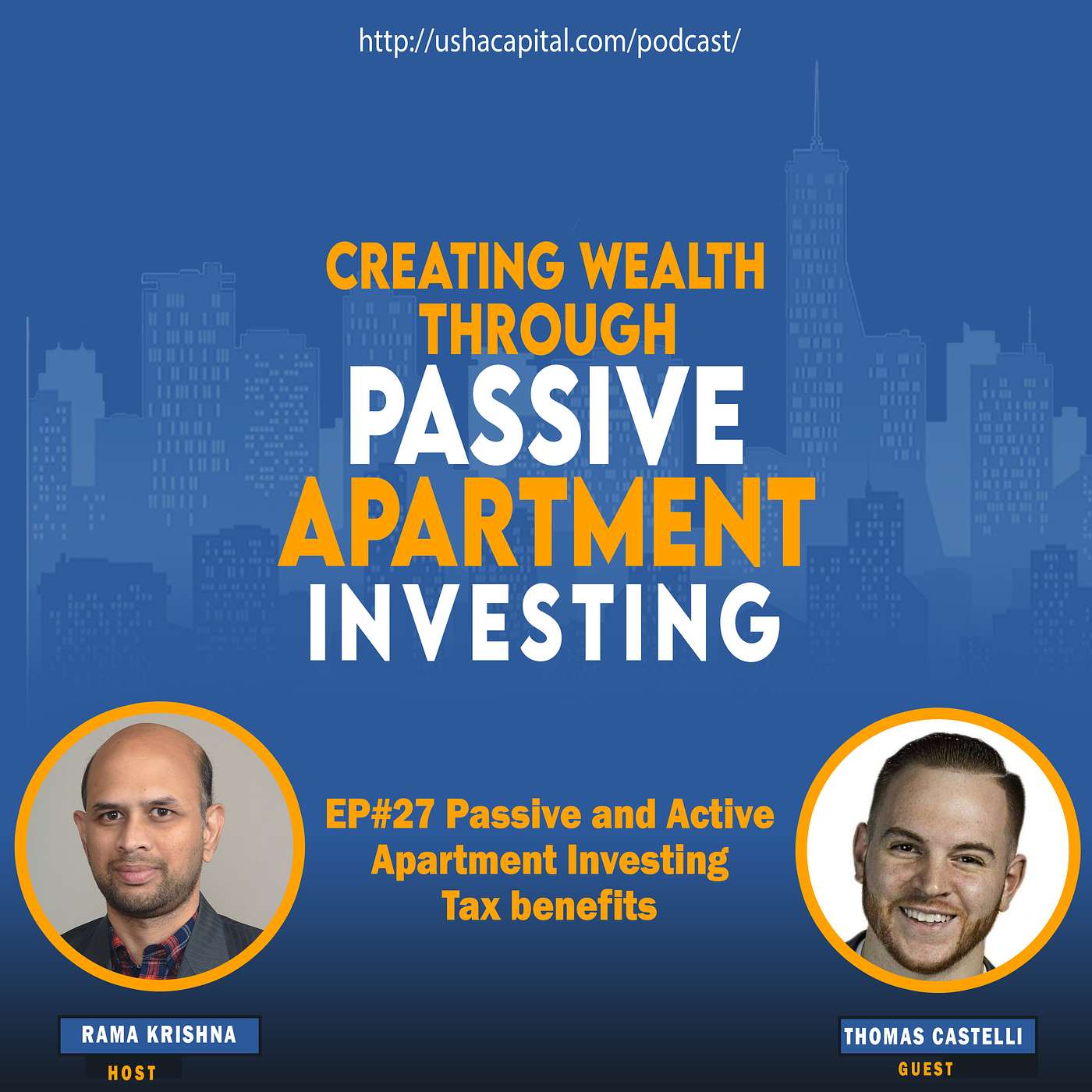 EP#27 Passive and Active Apartment Investing tax benefits with Thomas Castelli