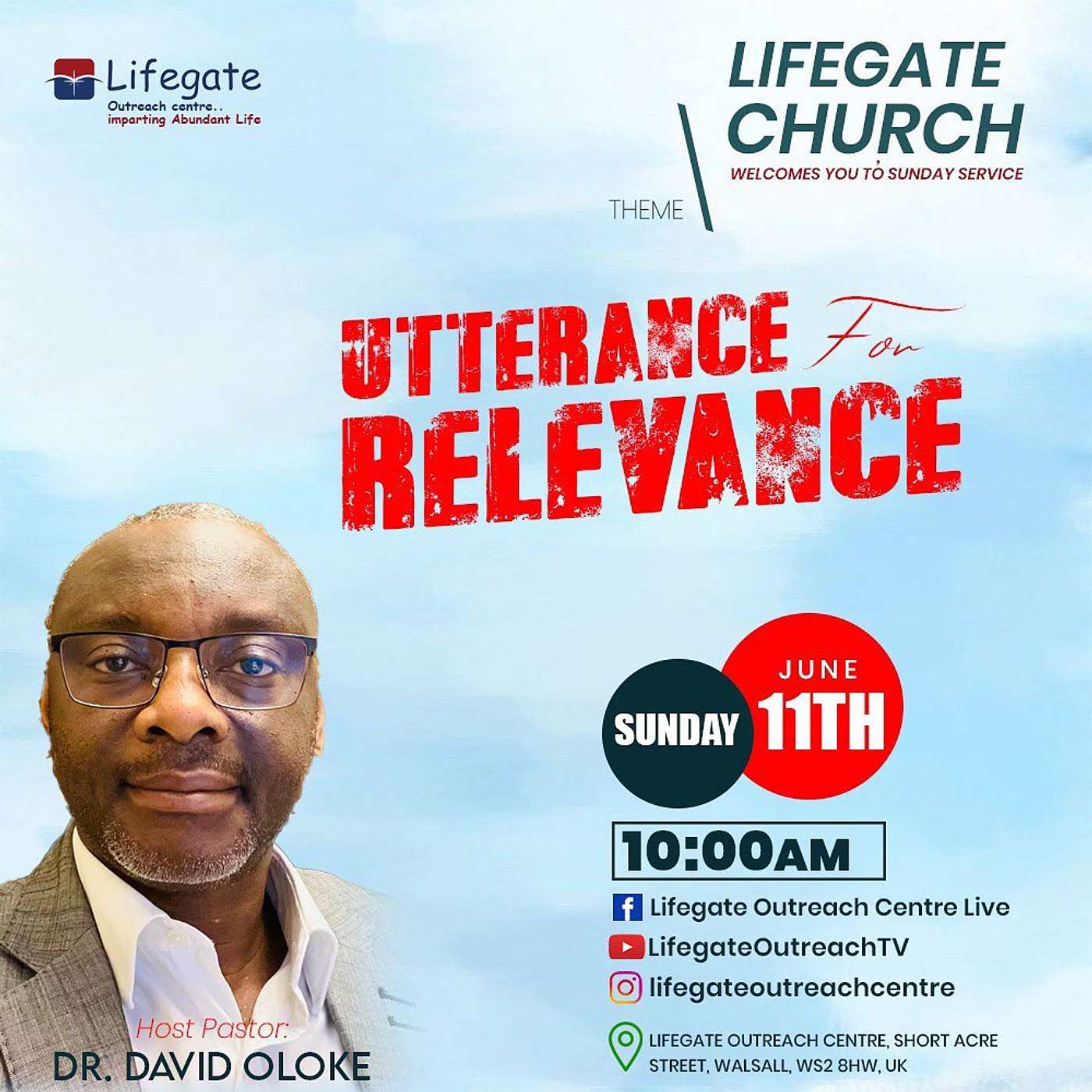 Utterance for Relevance - Lifegate Church - 11.6.23 episode artwork