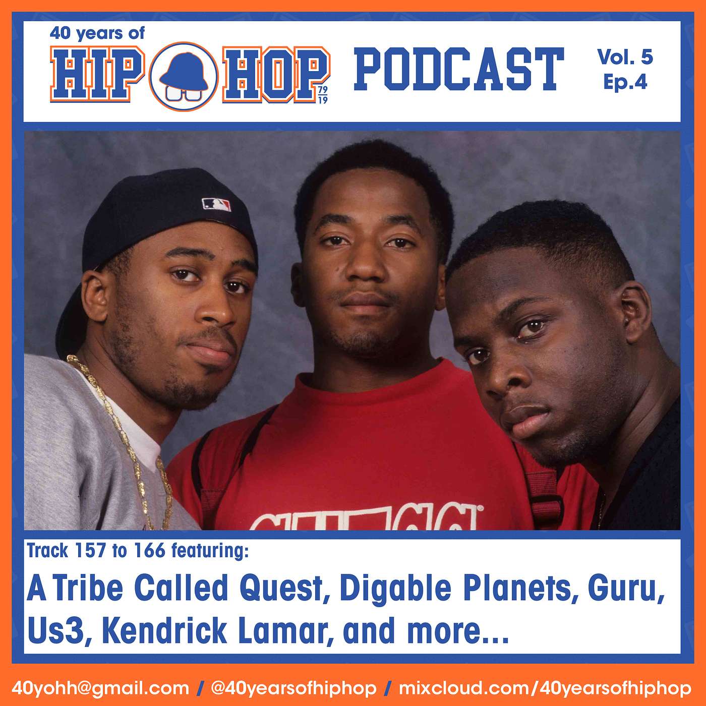 Vol. 05 episode 04 (song 157 to 166) Featuring: A Tribe Called Quest, Digable Planets, Guru, UMC's, Us3, Kendrick Lamar, Karriem Riggins, Hell Razah, Talib Kweli And Viktor Vaughn, Surreal & The Sound Providers and Stetasonic