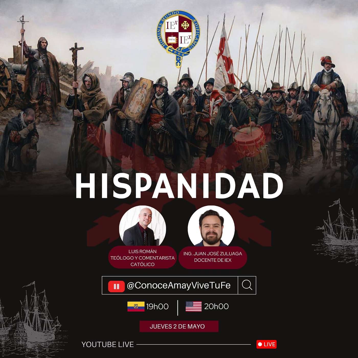 Episodio 958: ❌️ HISPANIDAD Conquista De America ❌ España y El Catolicismo / Mitos  Juan Jose Zuluaga y Luis Román