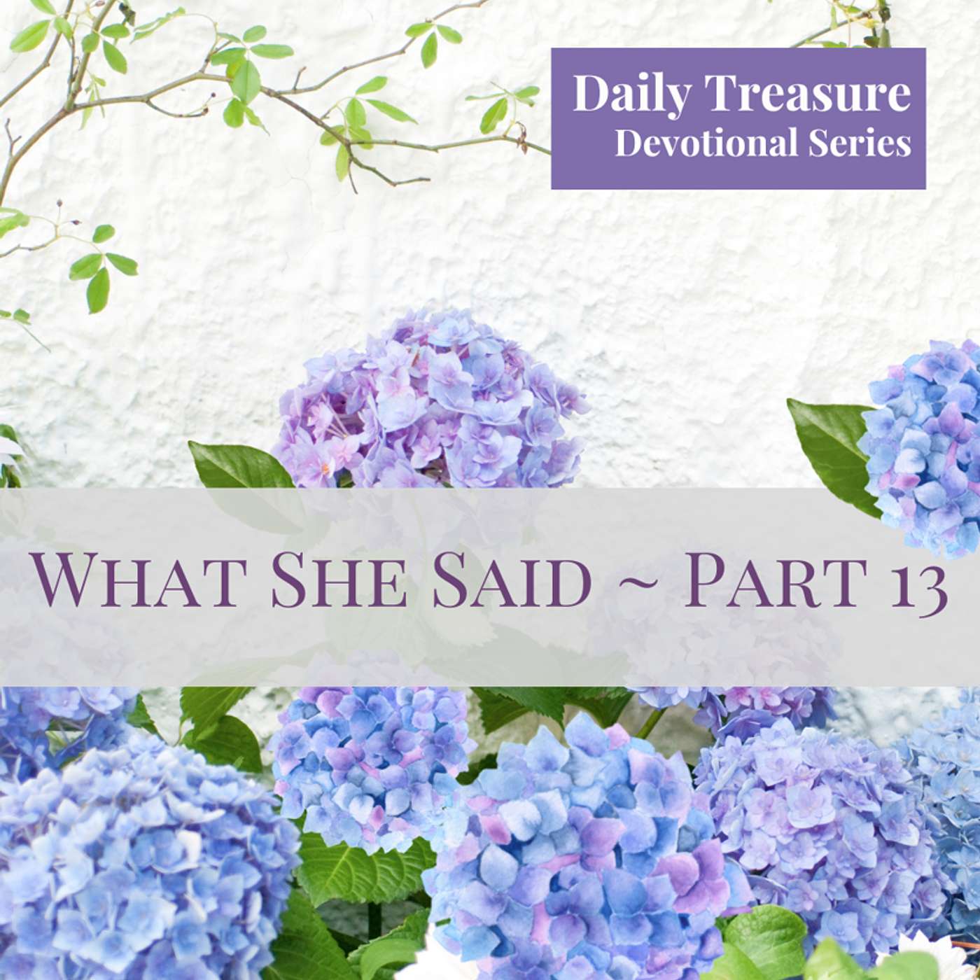 Moments Etched On My Heart We Have HOPE! - What She Said - Part 13 - Week 1 Day 7