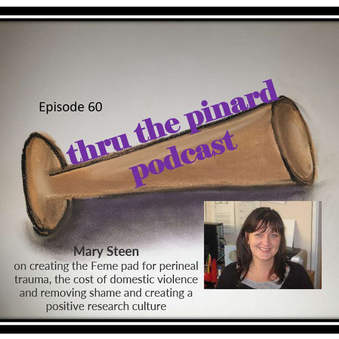 Ep 60 Mary Steen on creating the Feme pad for perineal trauma, the cost of domestic violence and creating a positive research culture