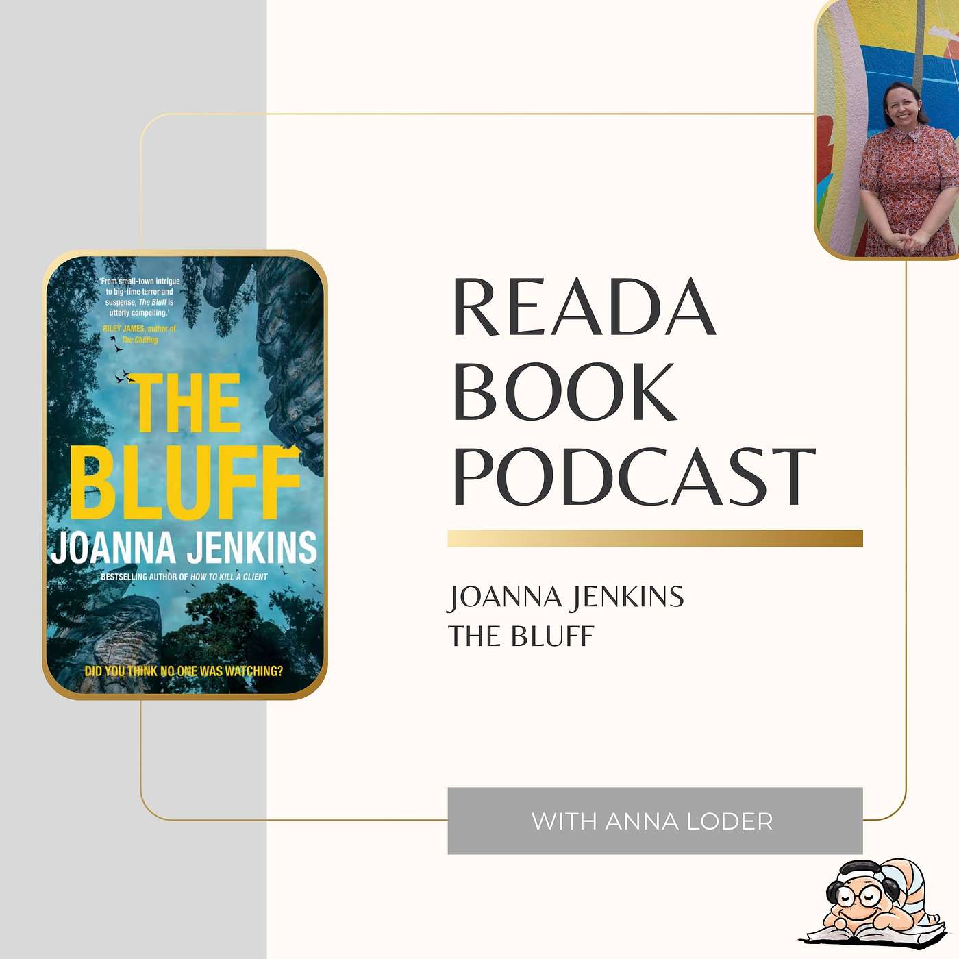 ReadA Book Podcast- Joanna Jenkins The Bluff
