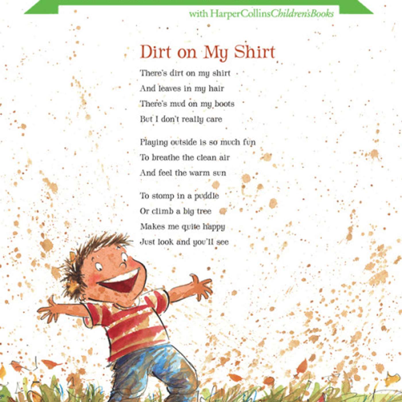 Poem-There's dirt on my shirt. episode artwork