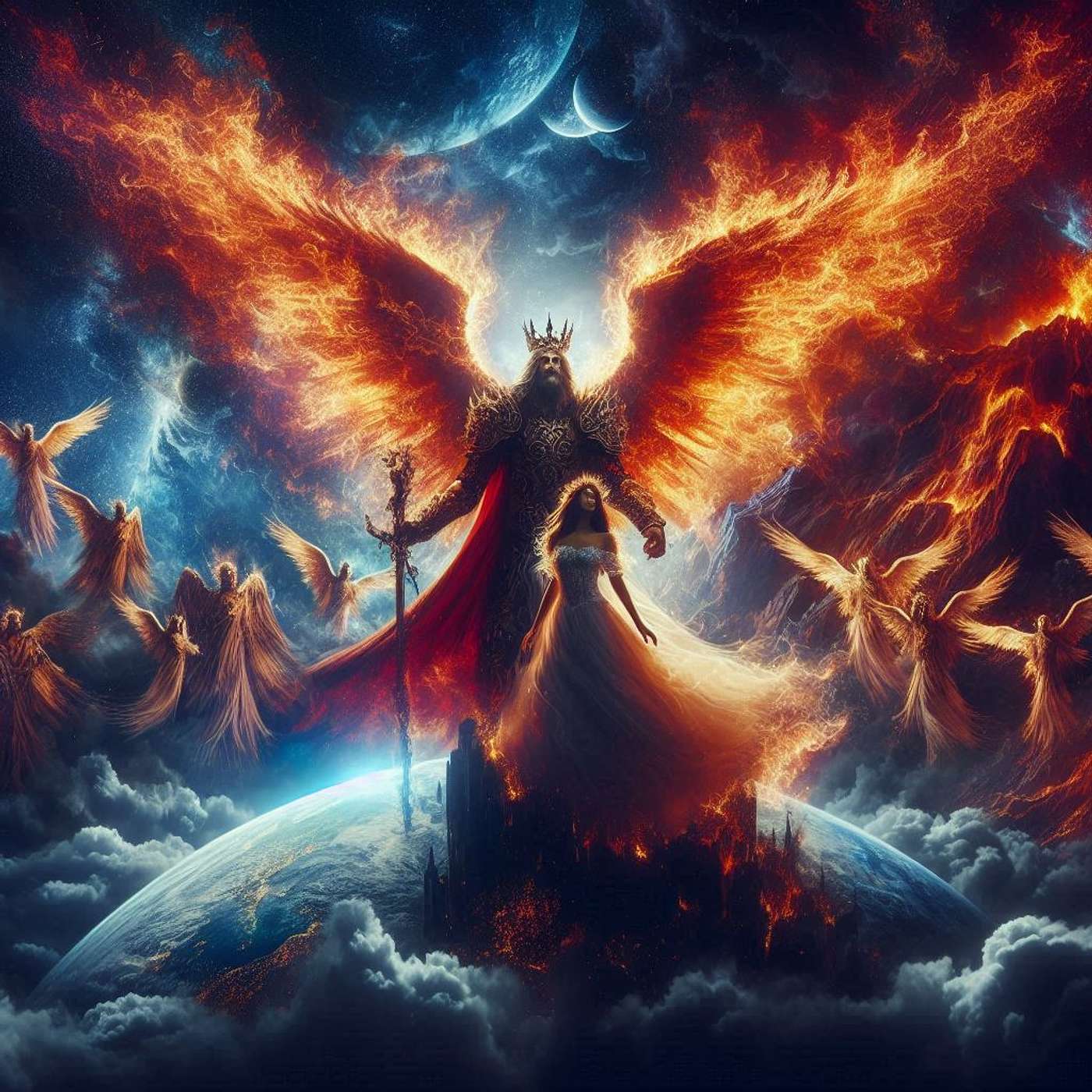 STE-014 - 14TC107 The King Stands For Us Over The Last Great Deception elaidnfxmx Nicholas Mazzio Lauren Mazzio The Rain