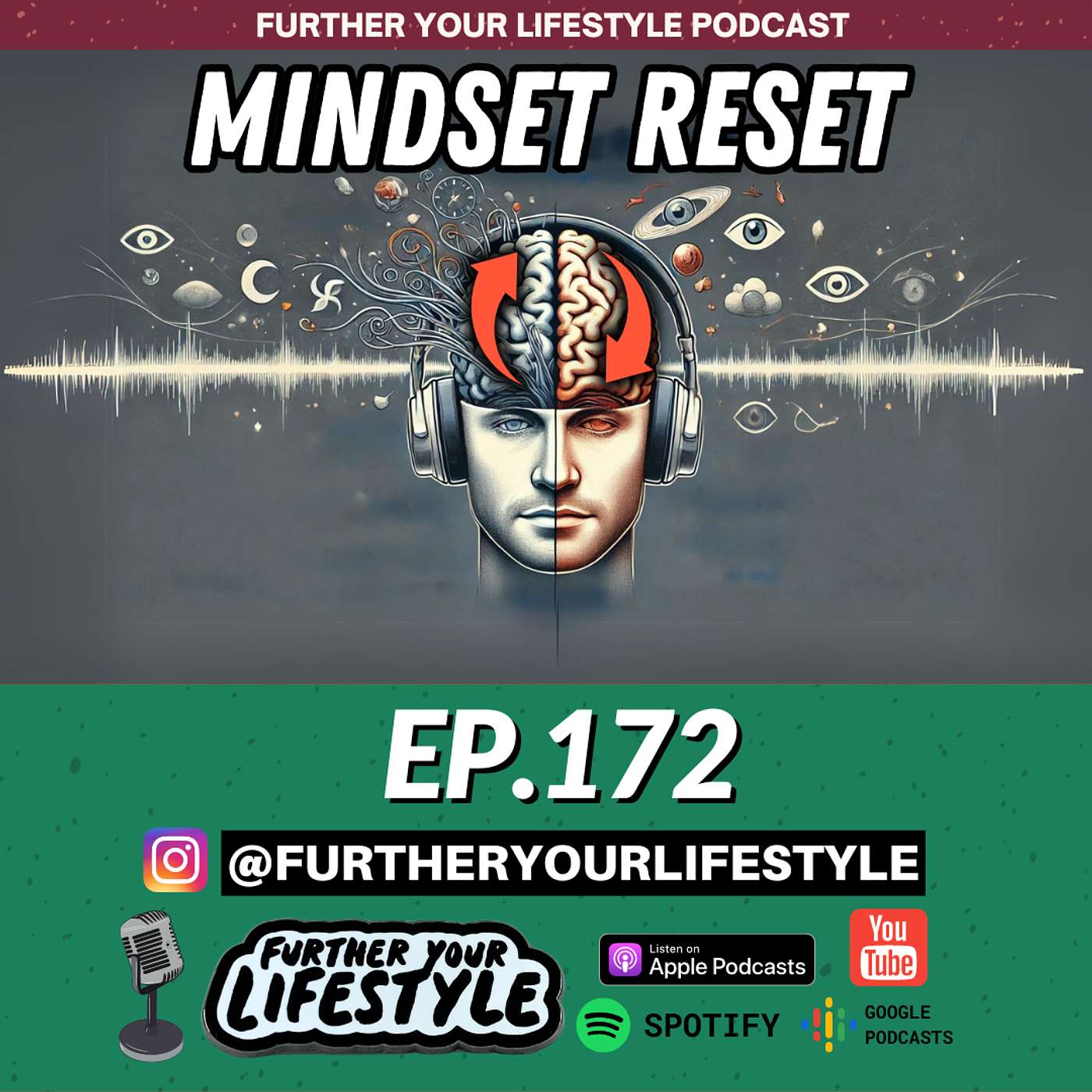 EP. 172 - Retraining Your Mindset for Personal Growth | Further Your Lifestyle Podcast