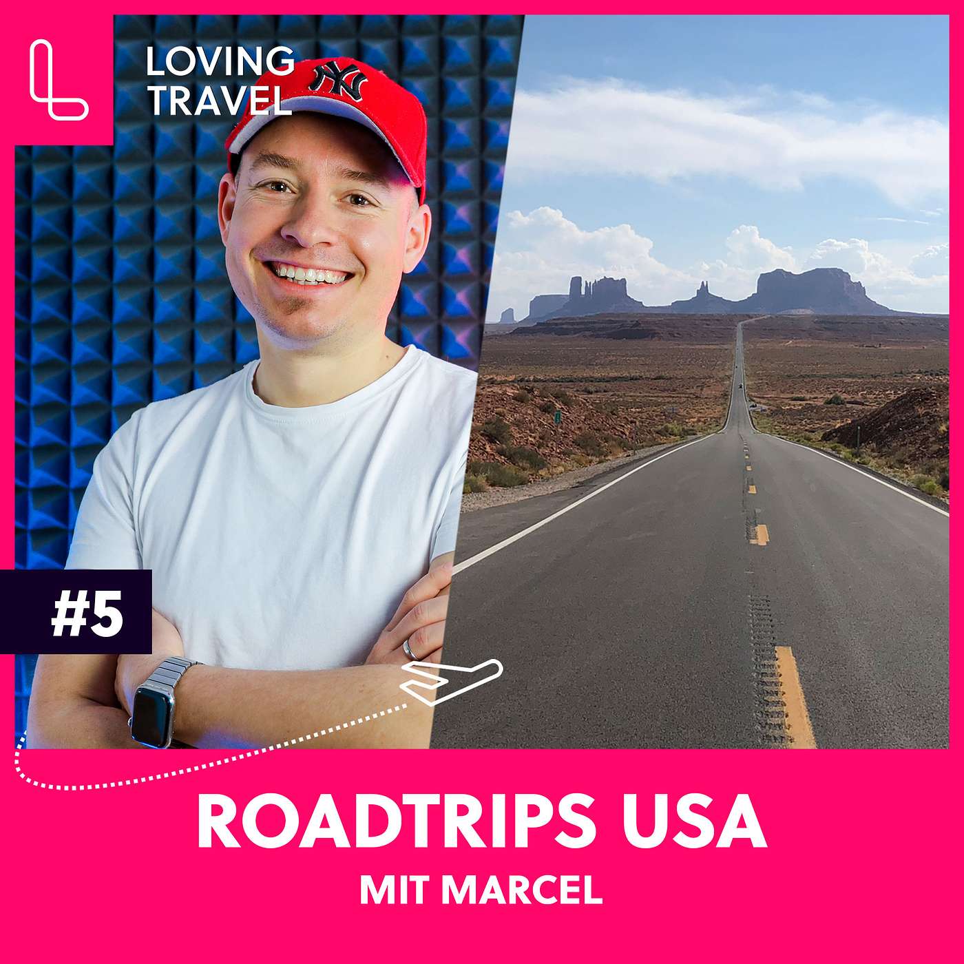 #5: Ein Roadtrip durch USA mit Marcel - Einmal quer durch die USA entlang der Route 66