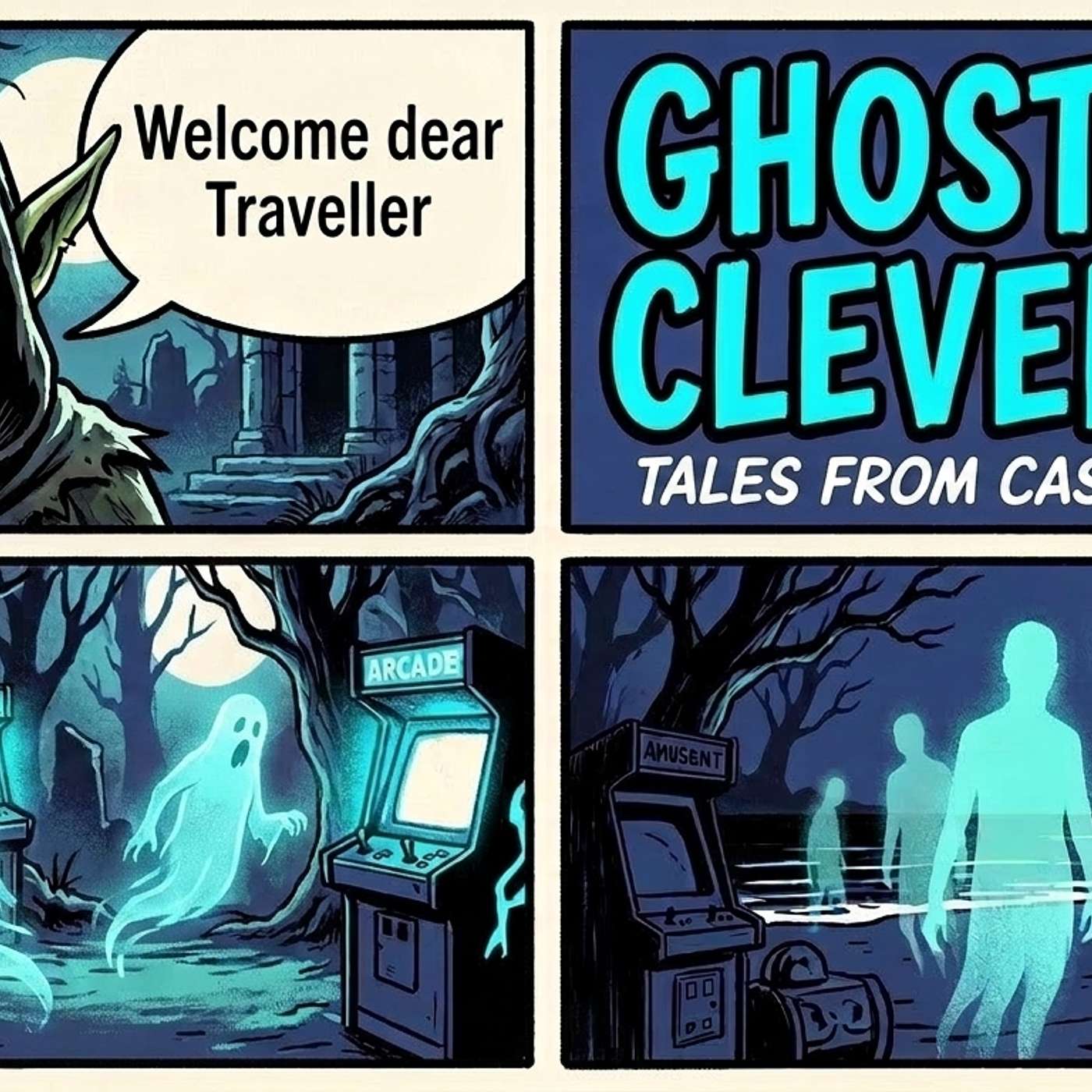 Ghost story UK: The Ghostly Arcade of Cleveleys' Front. Haunted Shores of England episode artwork