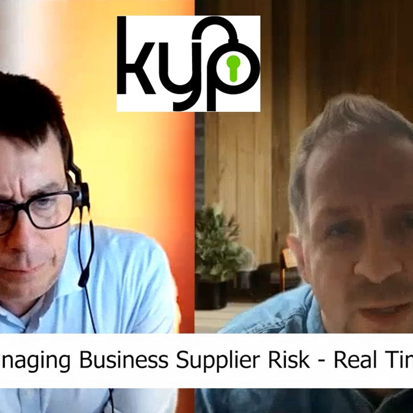 Managing Business Supplier Risk - Real Time
