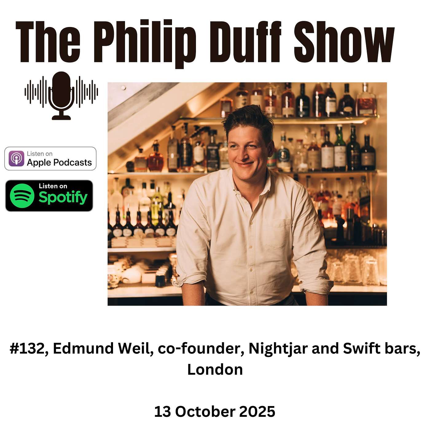 #132, Edmund Weil, co-founder, Nightjar, Oriole and Swift bars, London