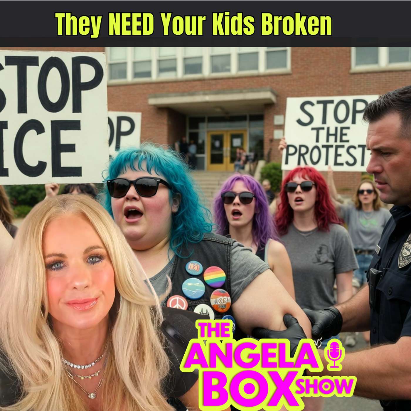 Leftist Teacher Industrial Complex, Classroom Chaos & ICE Meltdowns | Angela Box Show Ep. 377 episode artwork