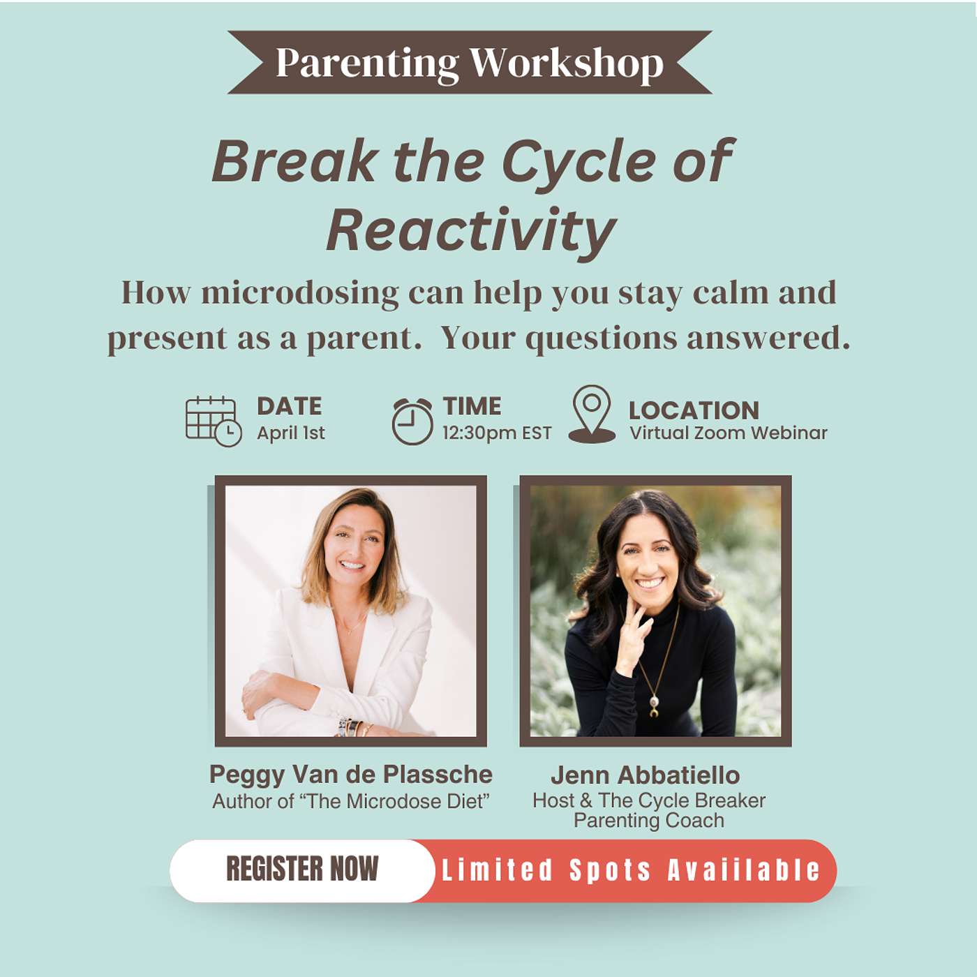 ⛓️‍💥Break the Reactivity Cycle in Parenting: Free Webinar