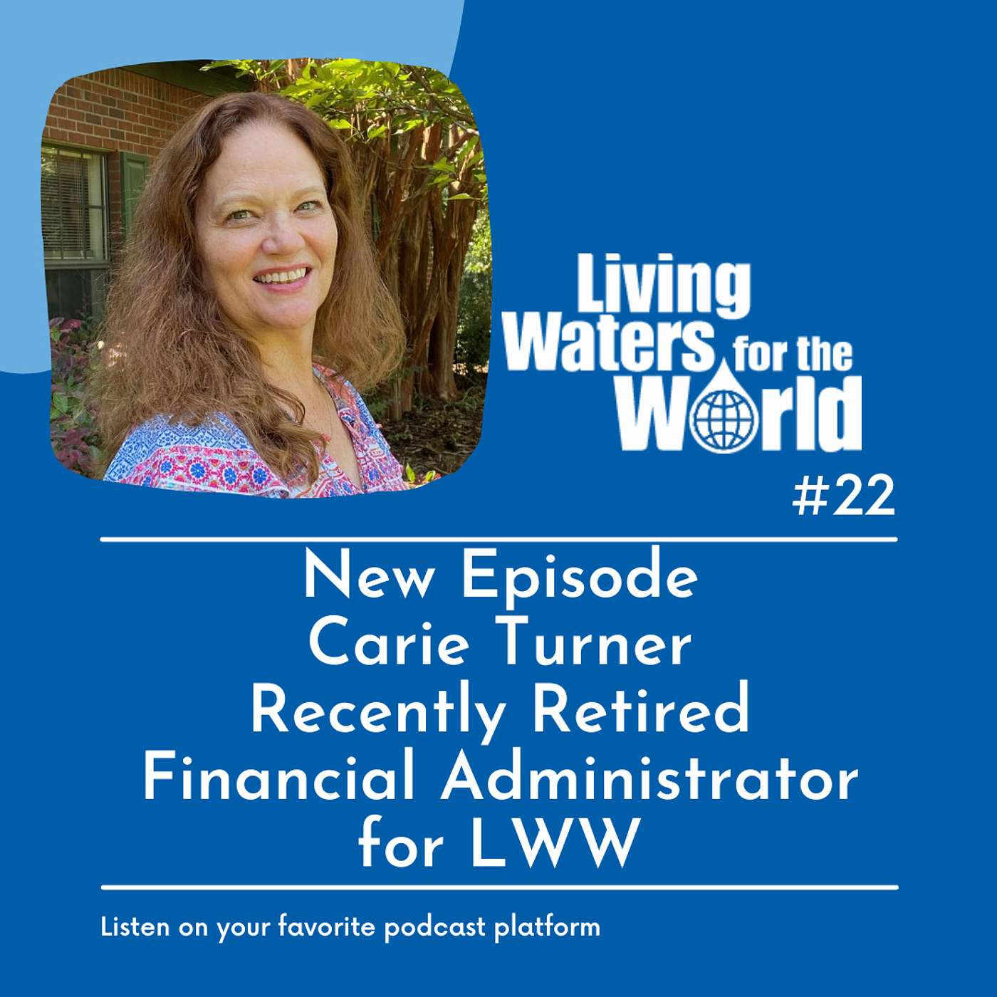 Celebrating Carie Turner, Living Waters for the World's Financial Administrator, on her retirement