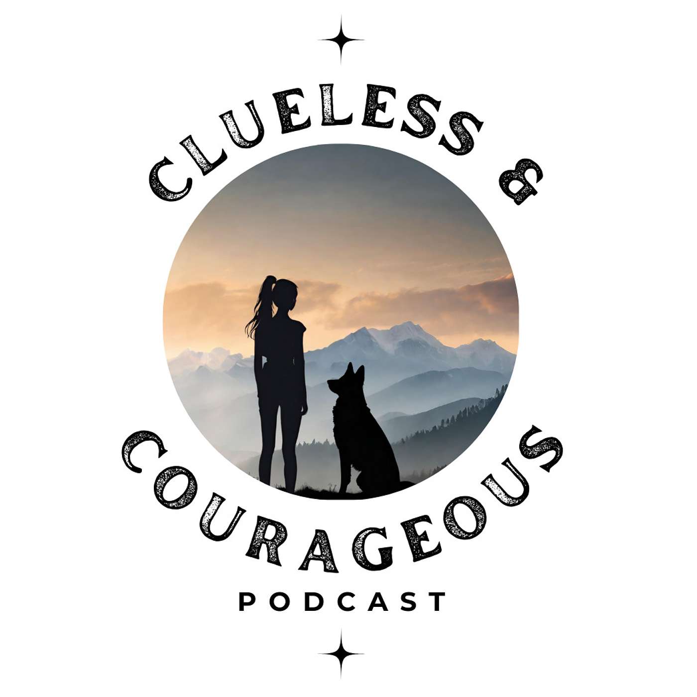 Clueless & Courageous podcast artwork