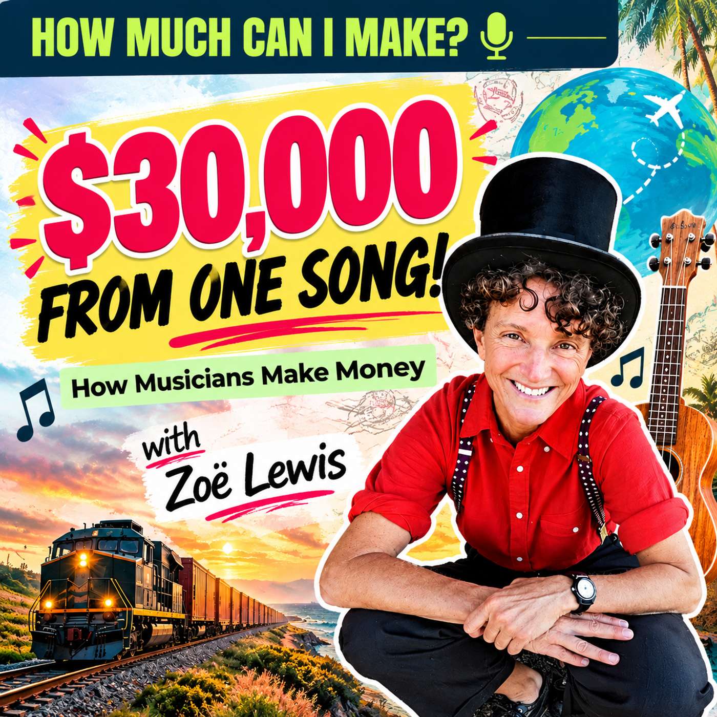 Zoe Lewis' Music Career - From Freight Trains to Netflix.