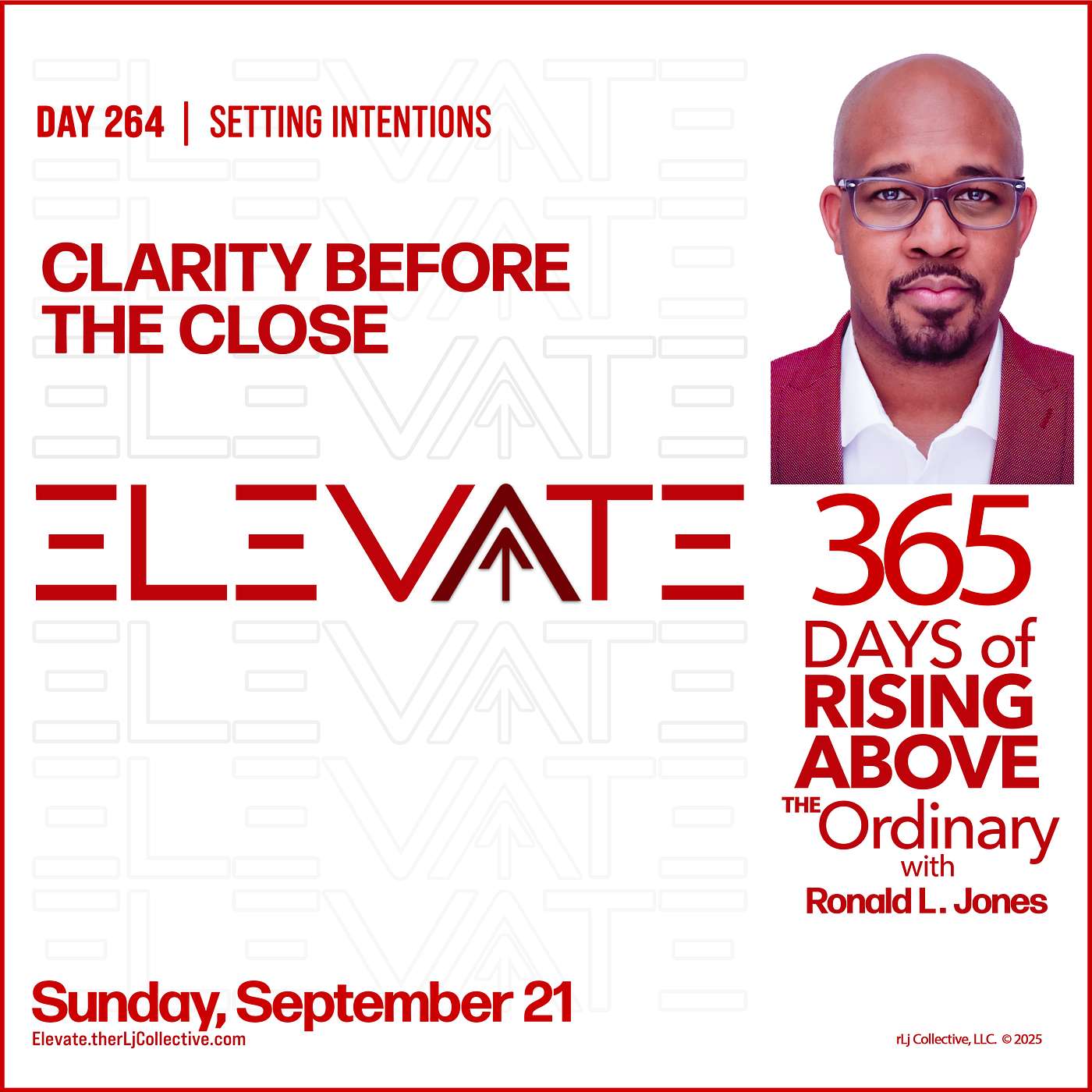 Day 264: Clarity Before the Close