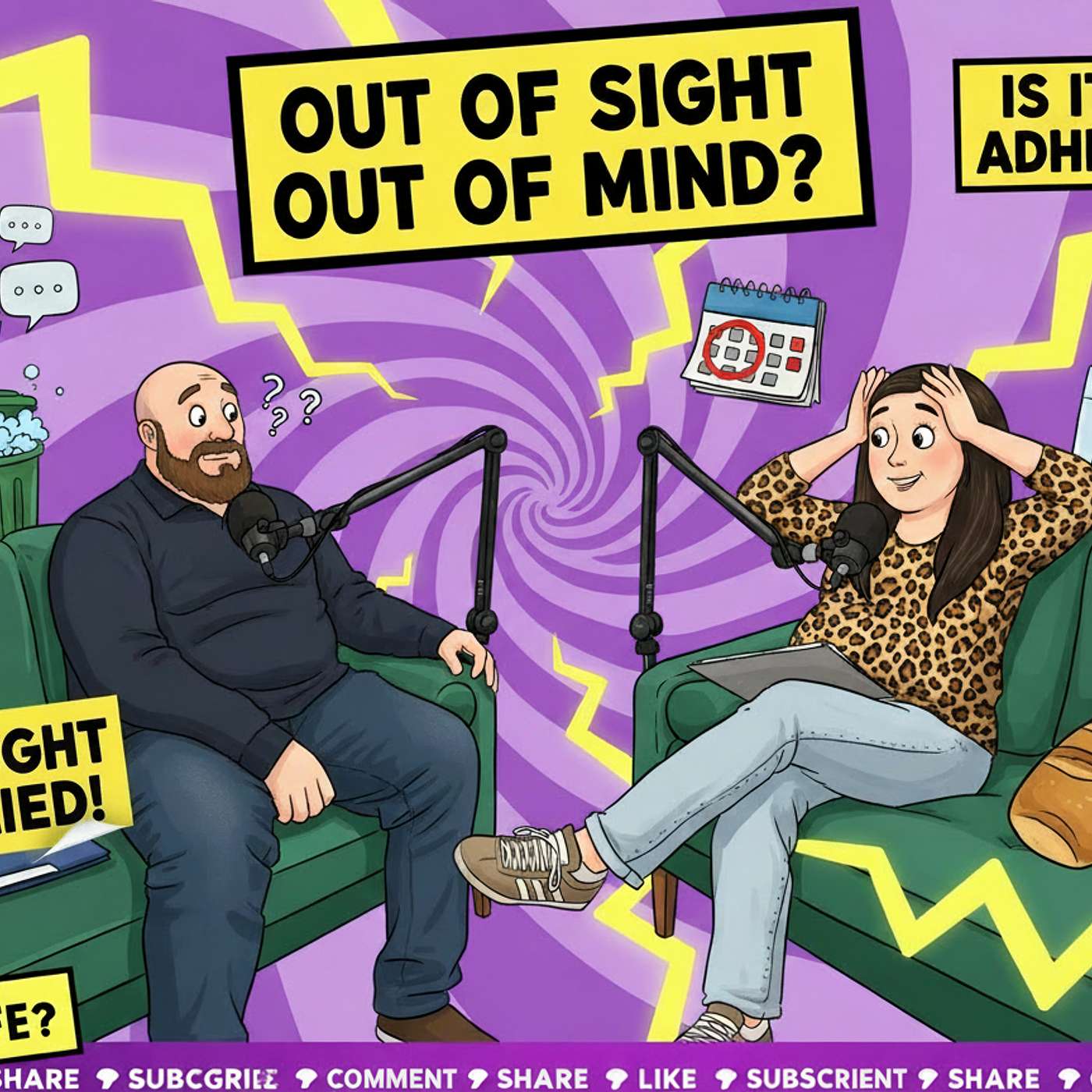 Is it ADHD or Out of sight out of mind?