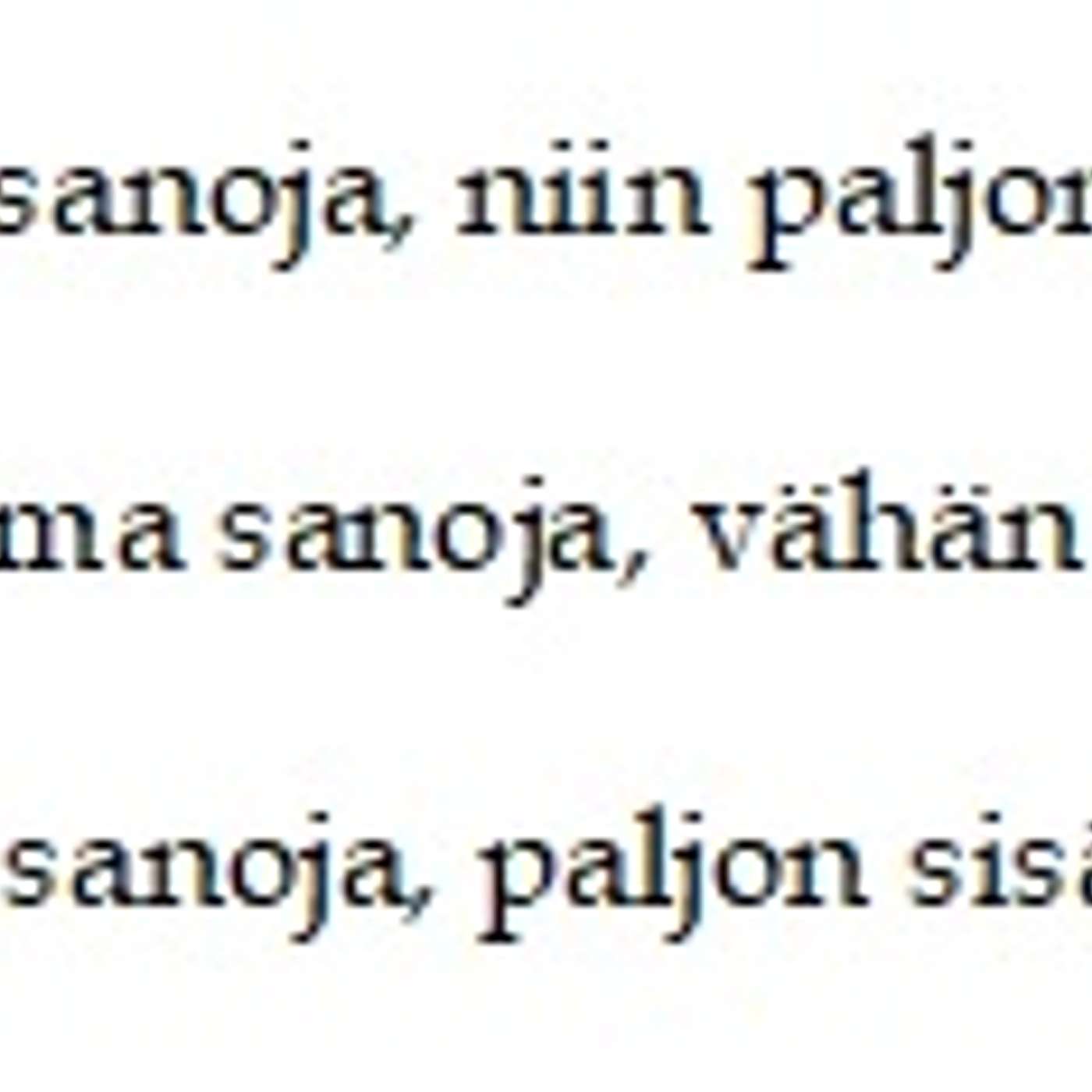 Virkkeitä