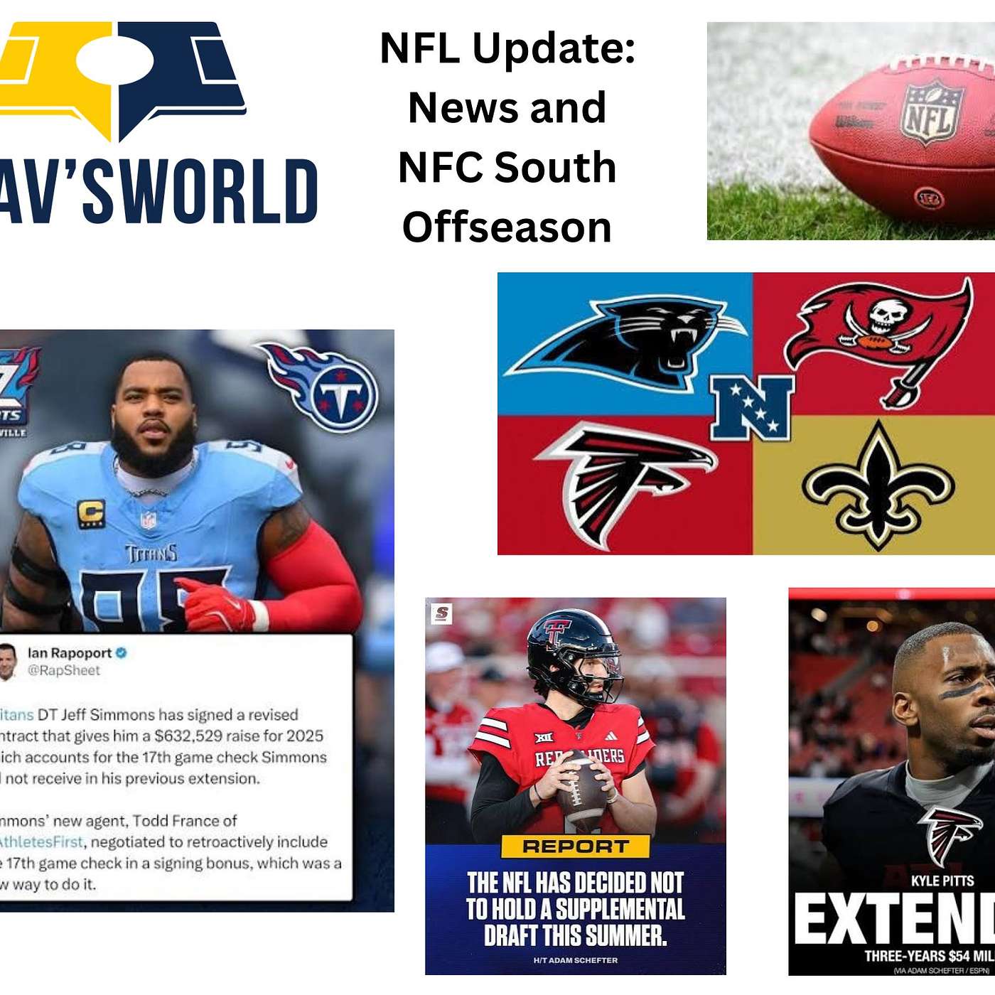 NFL Update: News + NFC South Update