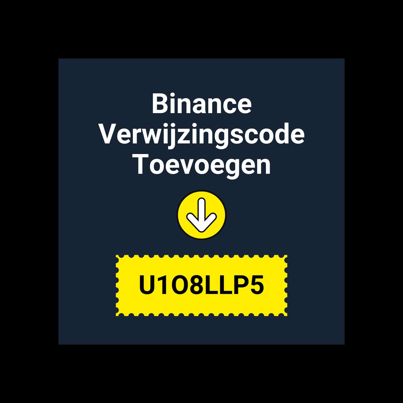 Binance Verwijzingscode Toevoegen: U1O8LLP5