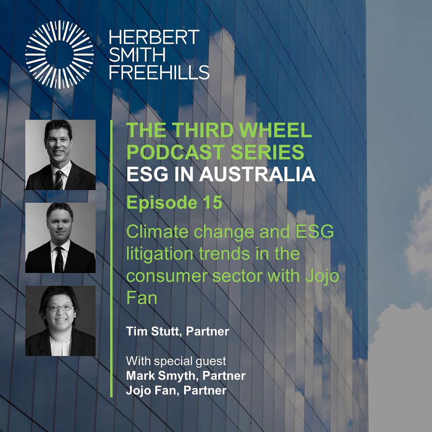 The Third Wheel (ESG Australia) EP15: Climate change and ESG litigation trends in consumer sector episode artwork