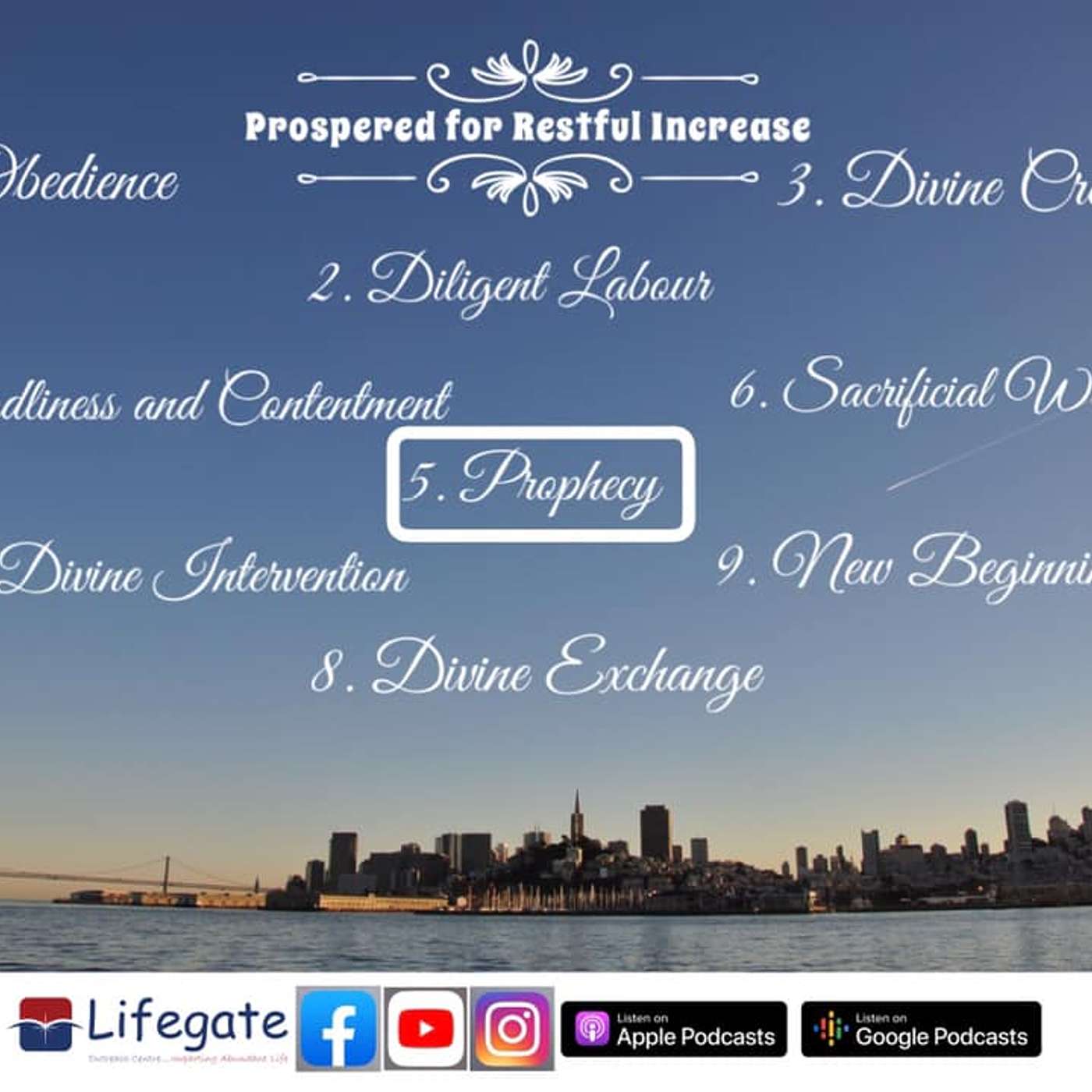Prosperity by Prophecy - Lifegate Church - 29.11.20 episode artwork